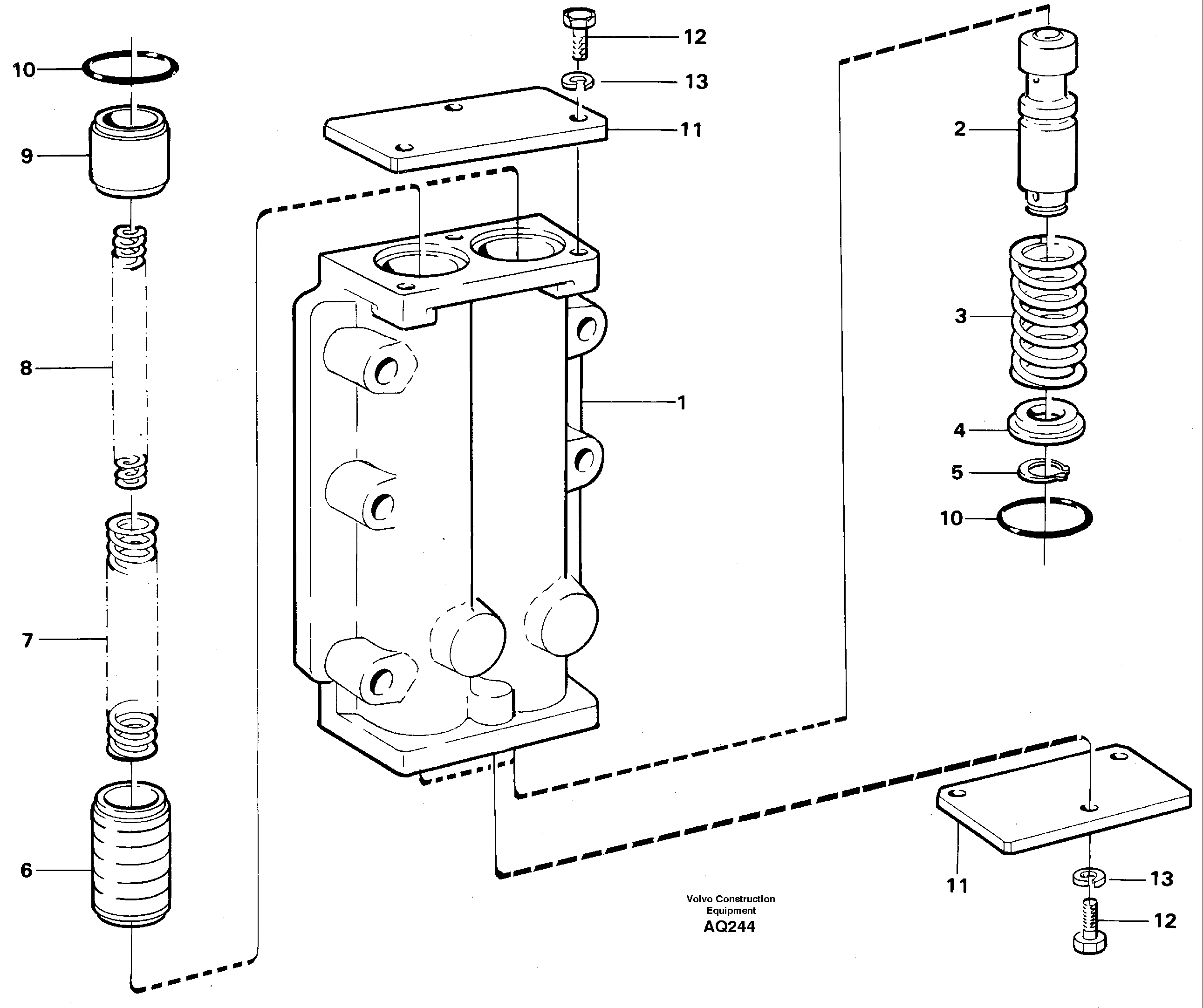 Pressure limiting valve — volvo parts diagram