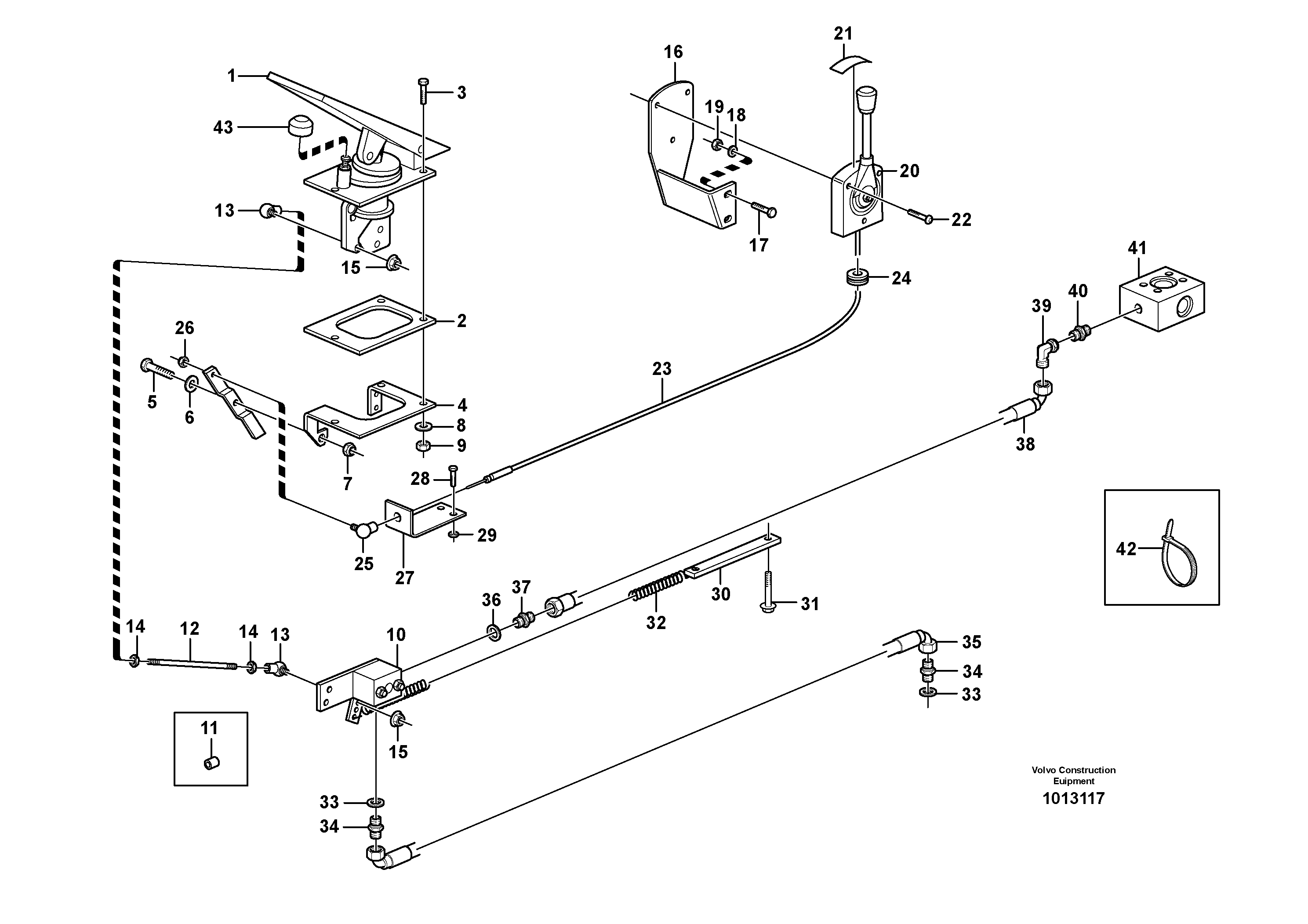 Speed limiter  80422 — volvo parts diagram