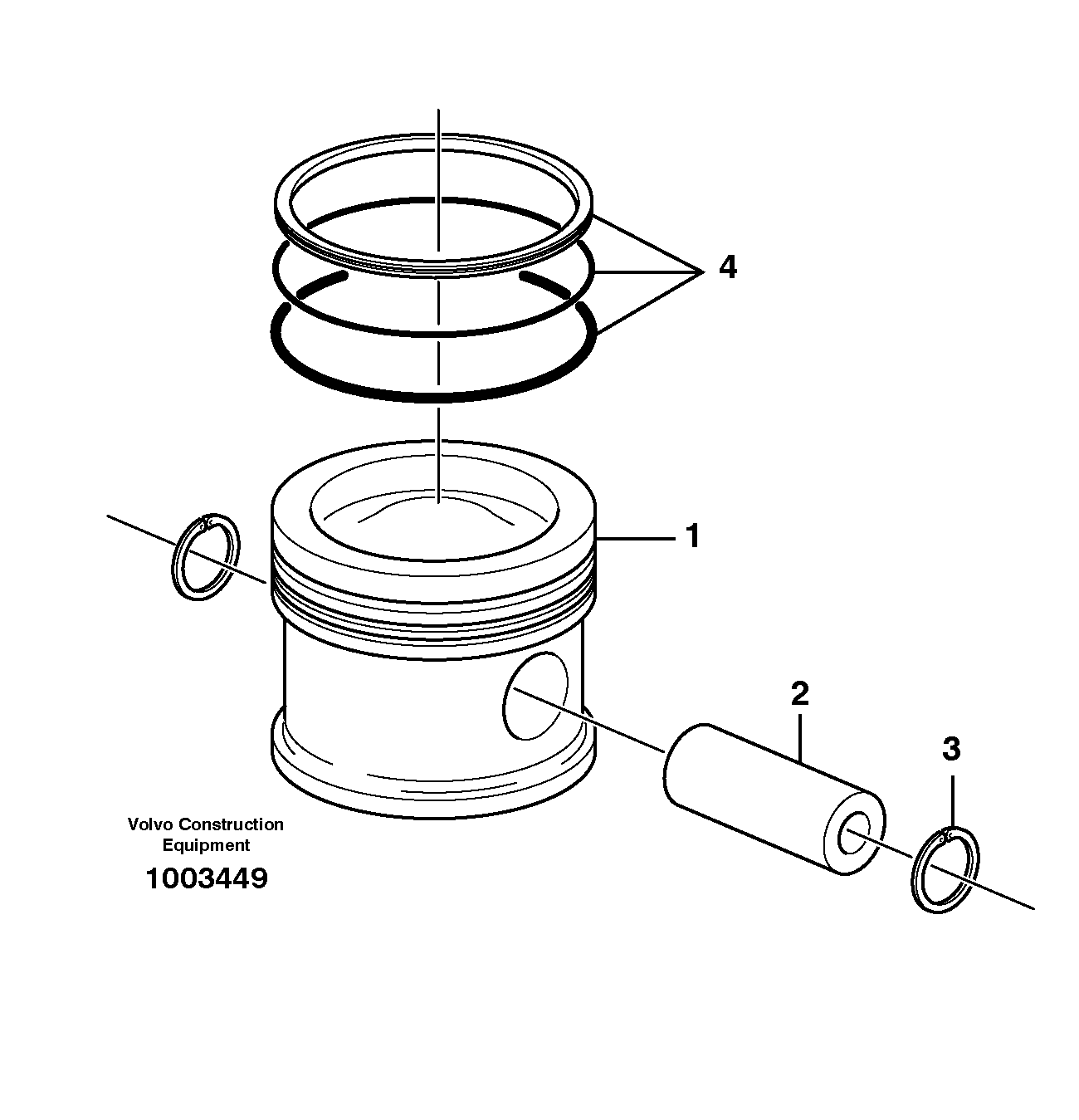 Pistons — volvo parts diagram