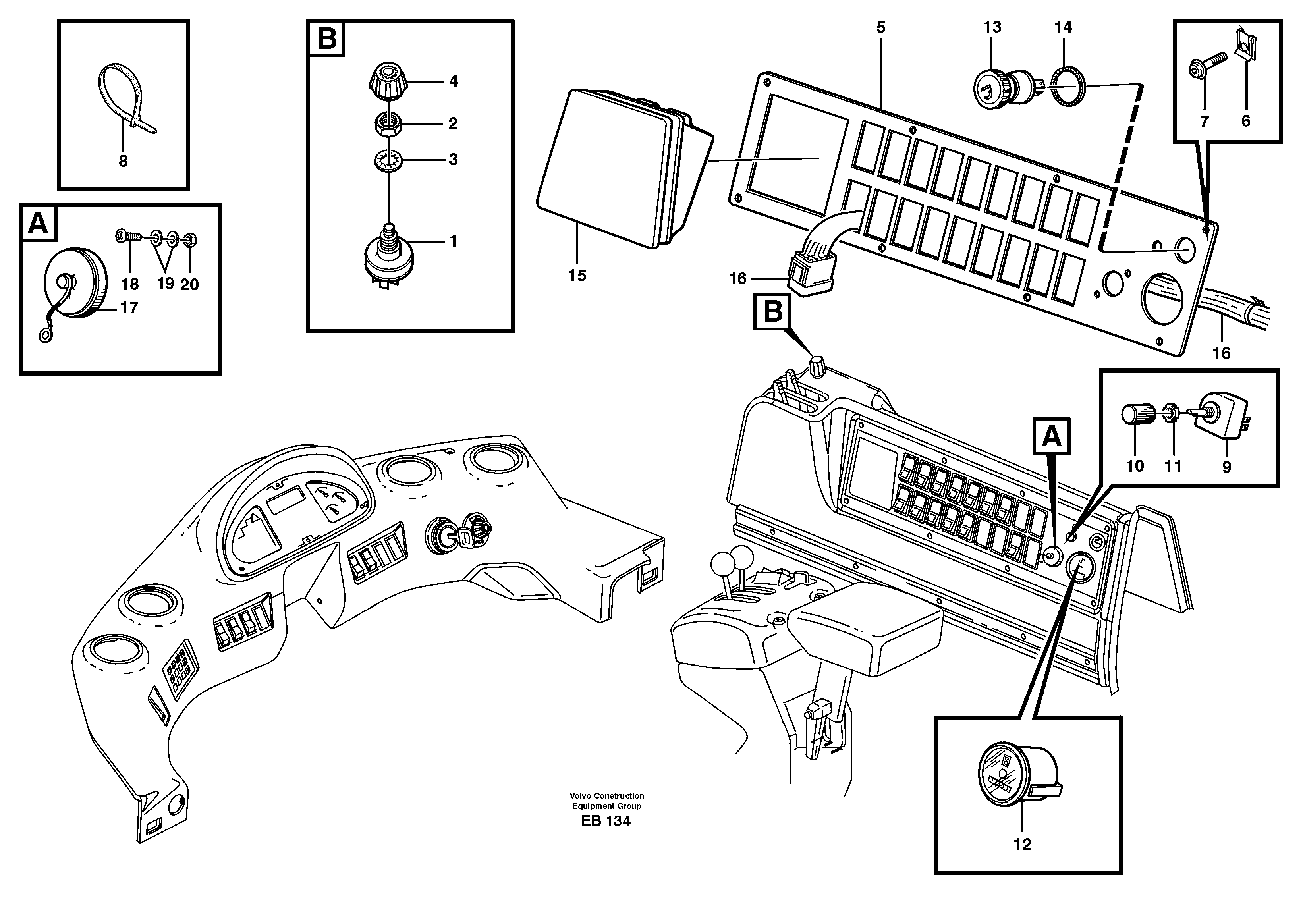 Side panel — volvo parts diagram