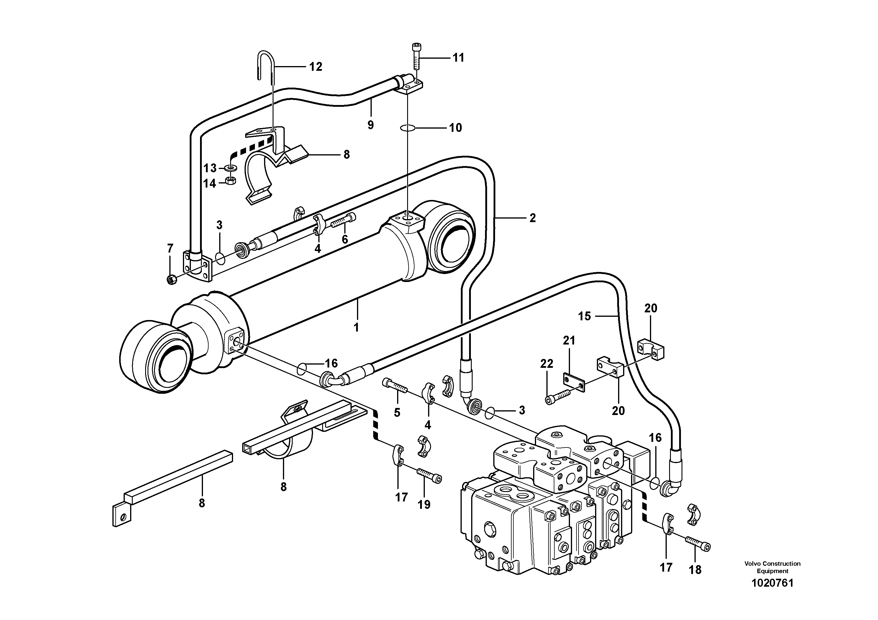 Tilt function — volvo parts diagram