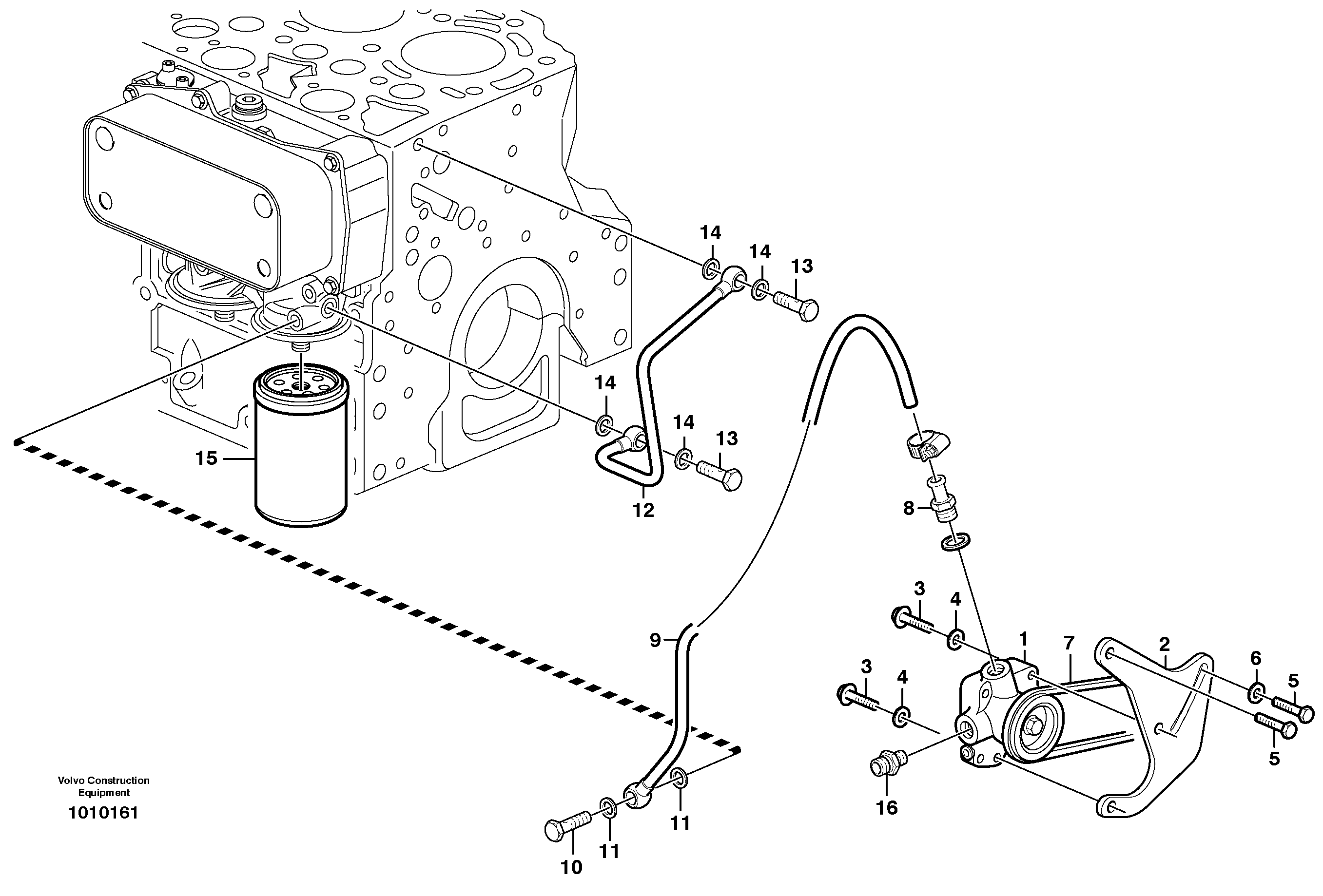 Fuel pump — volvo parts diagram