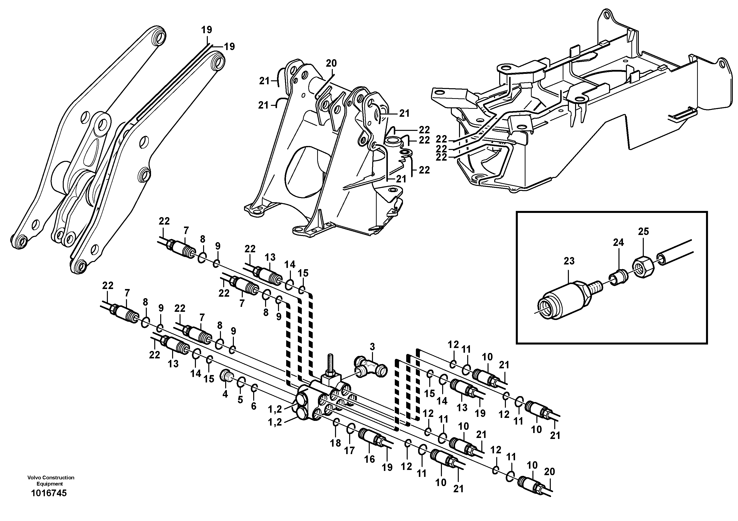 Distribution block, B1  80579 — volvo parts diagram