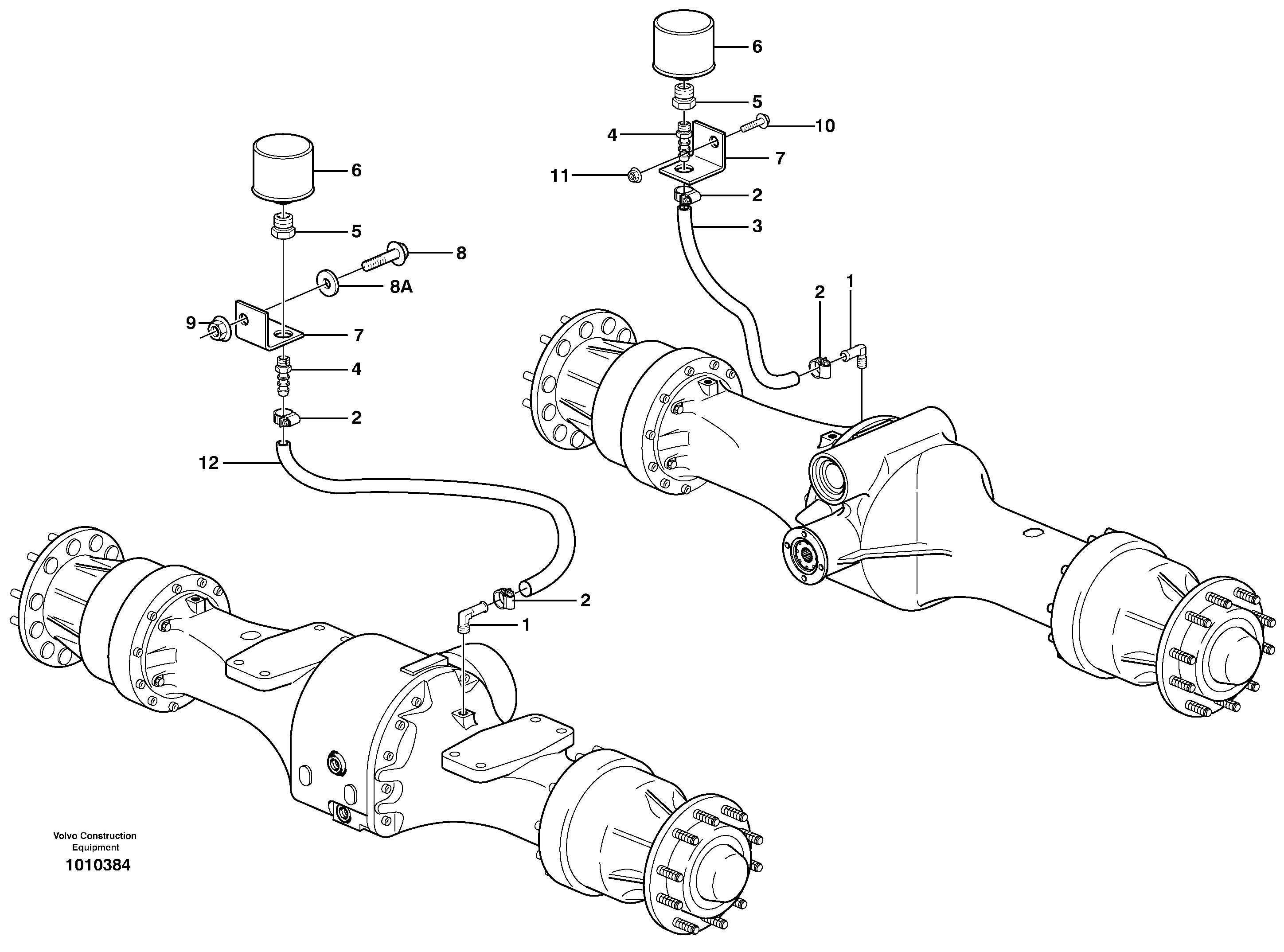 Ventilation, Planet shafts — volvo parts diagram
