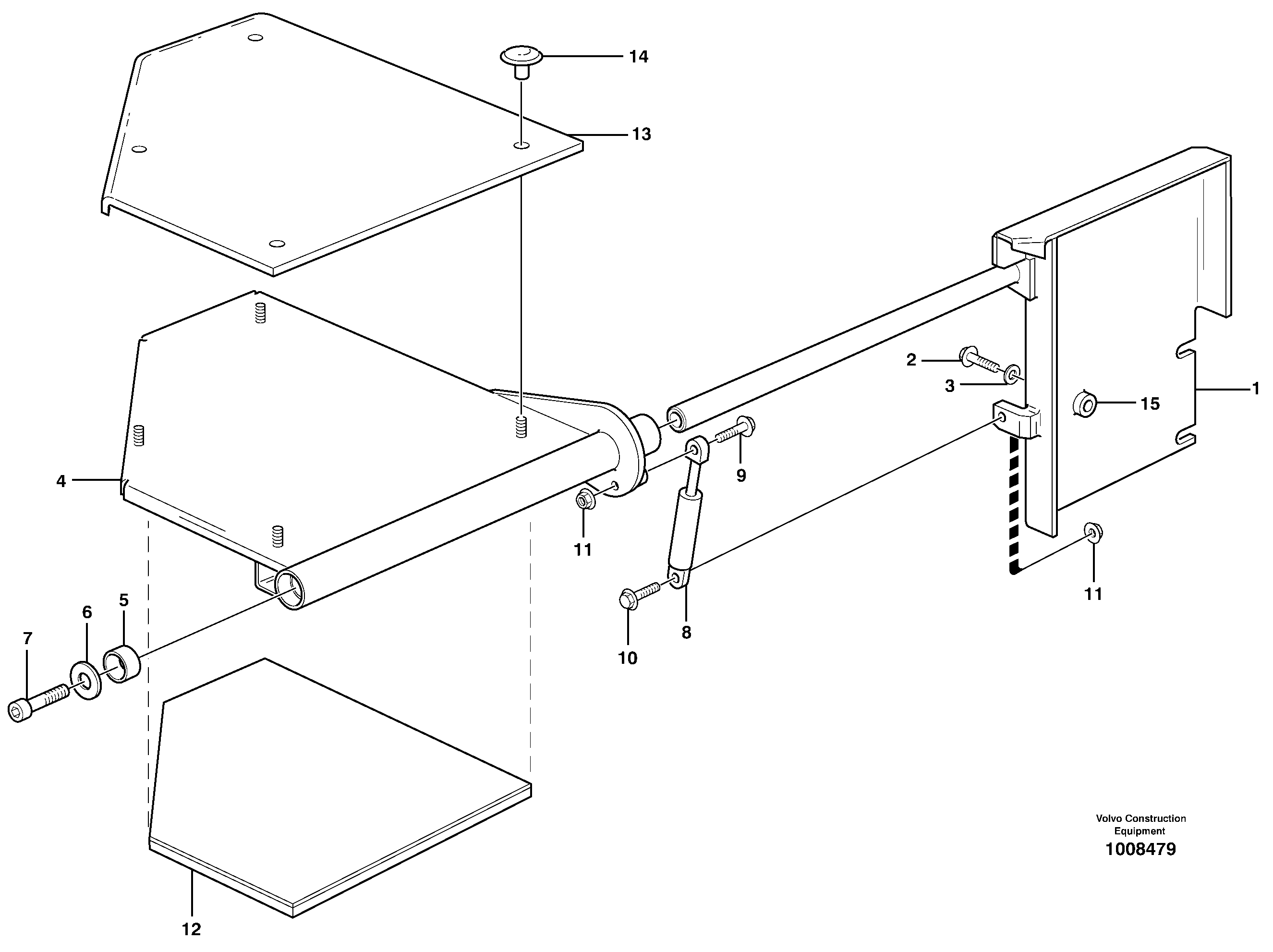 Instructor's seat  80556 — volvo parts diagram