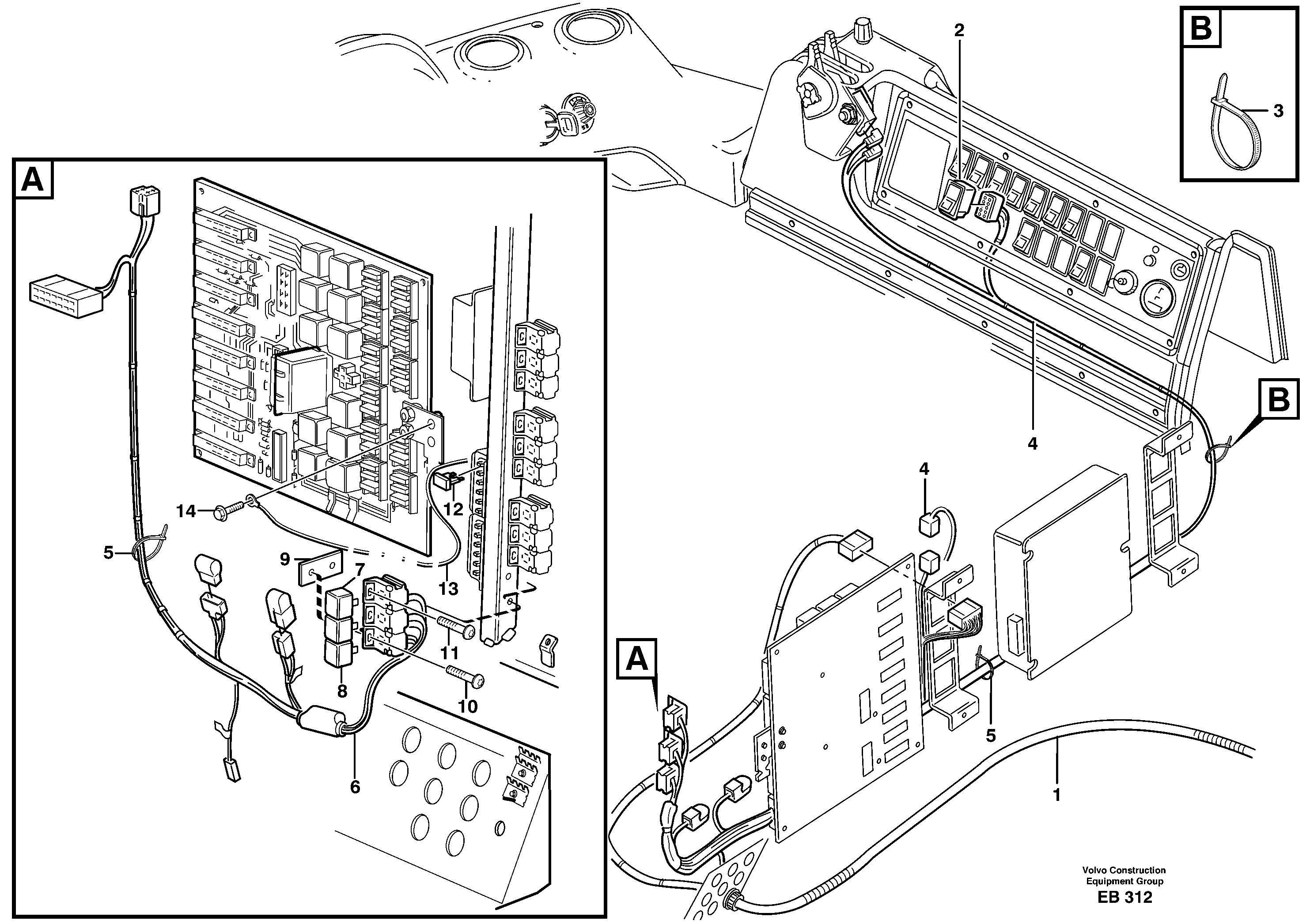 Electrical equipment, air conditioning.  82690, 82903 — volvo parts diagram