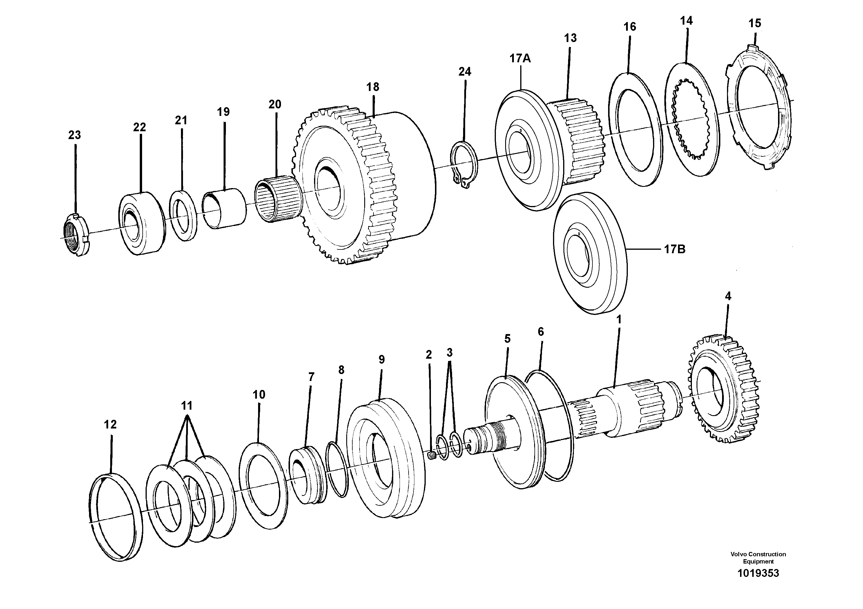 Coupling — volvo parts diagram