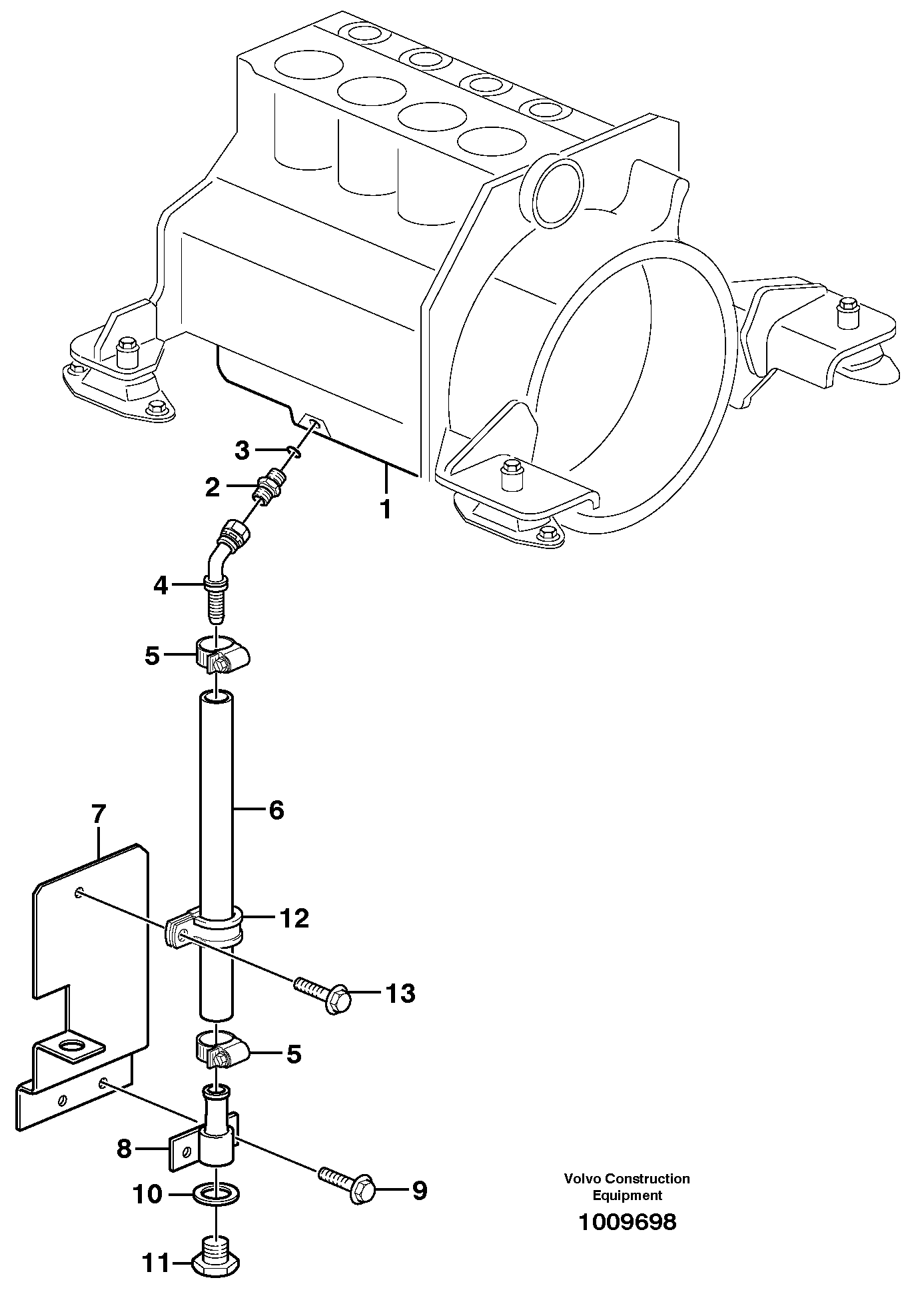 Oil drain — volvo parts diagram