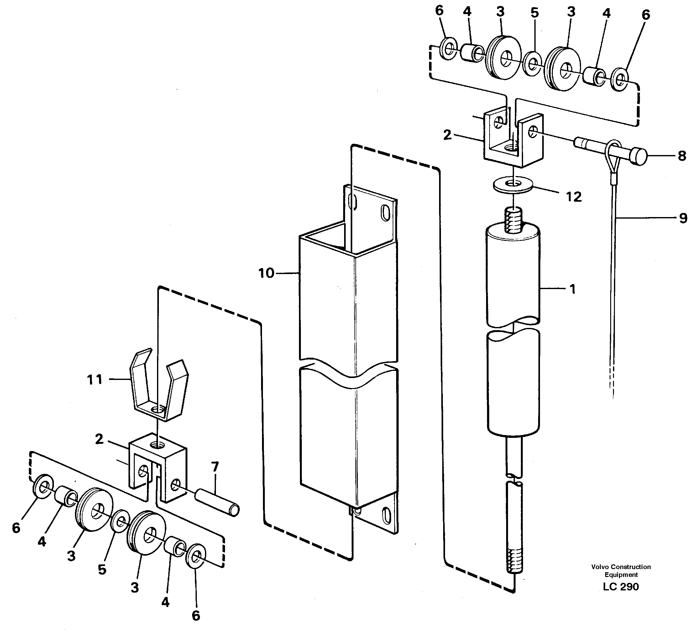 Window lifts — volvo parts diagram
