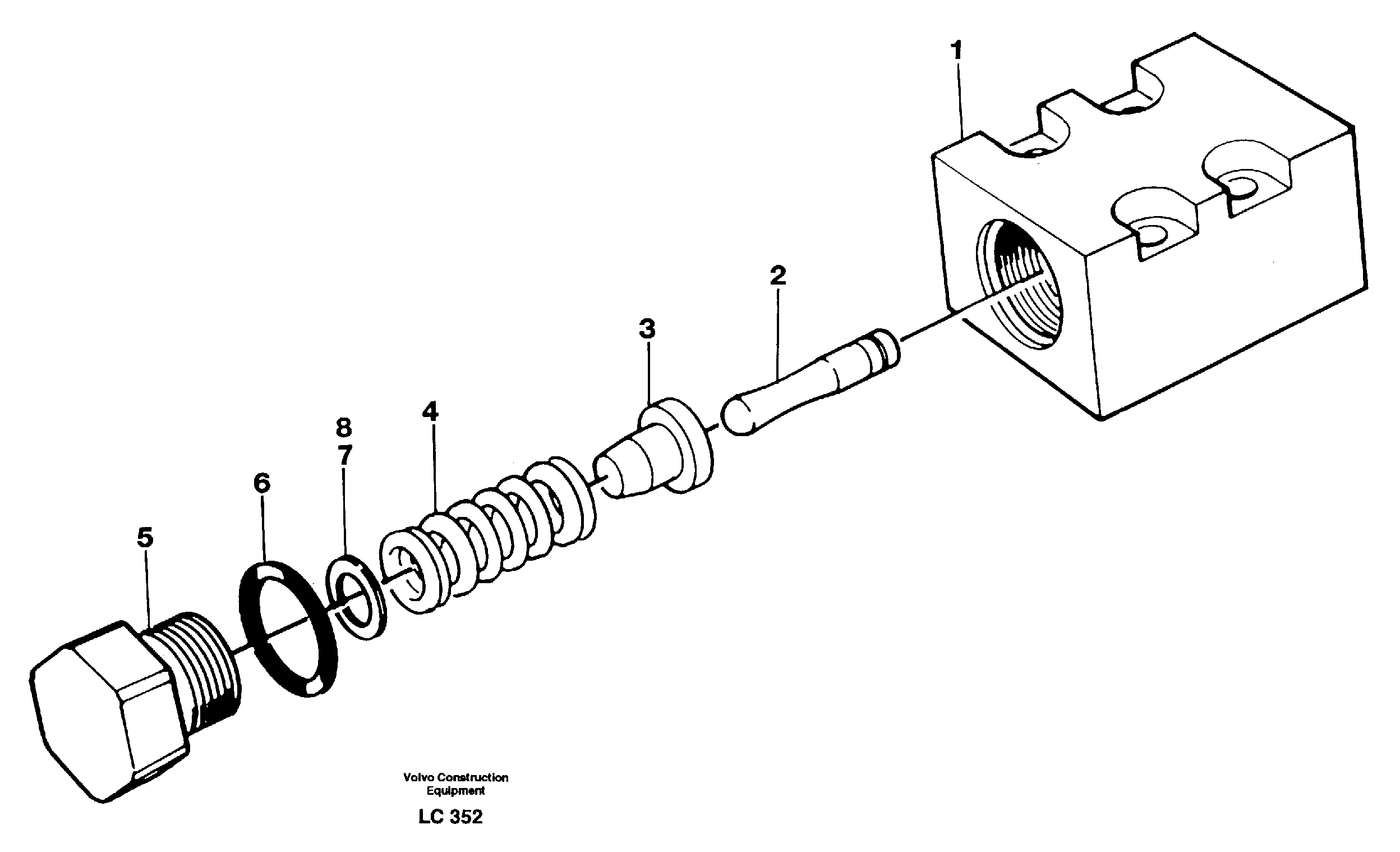 Pressure limiting valve  14268130 — volvo parts diagram