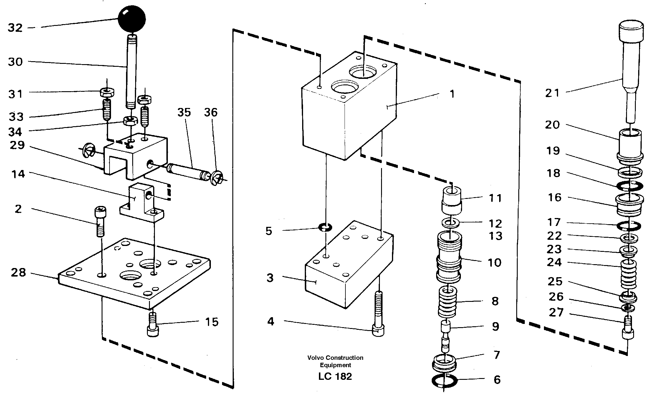 Control pressure valve — volvo parts diagram