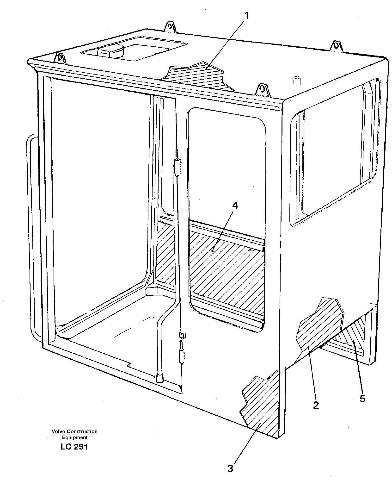 Cabin coating — volvo parts diagram