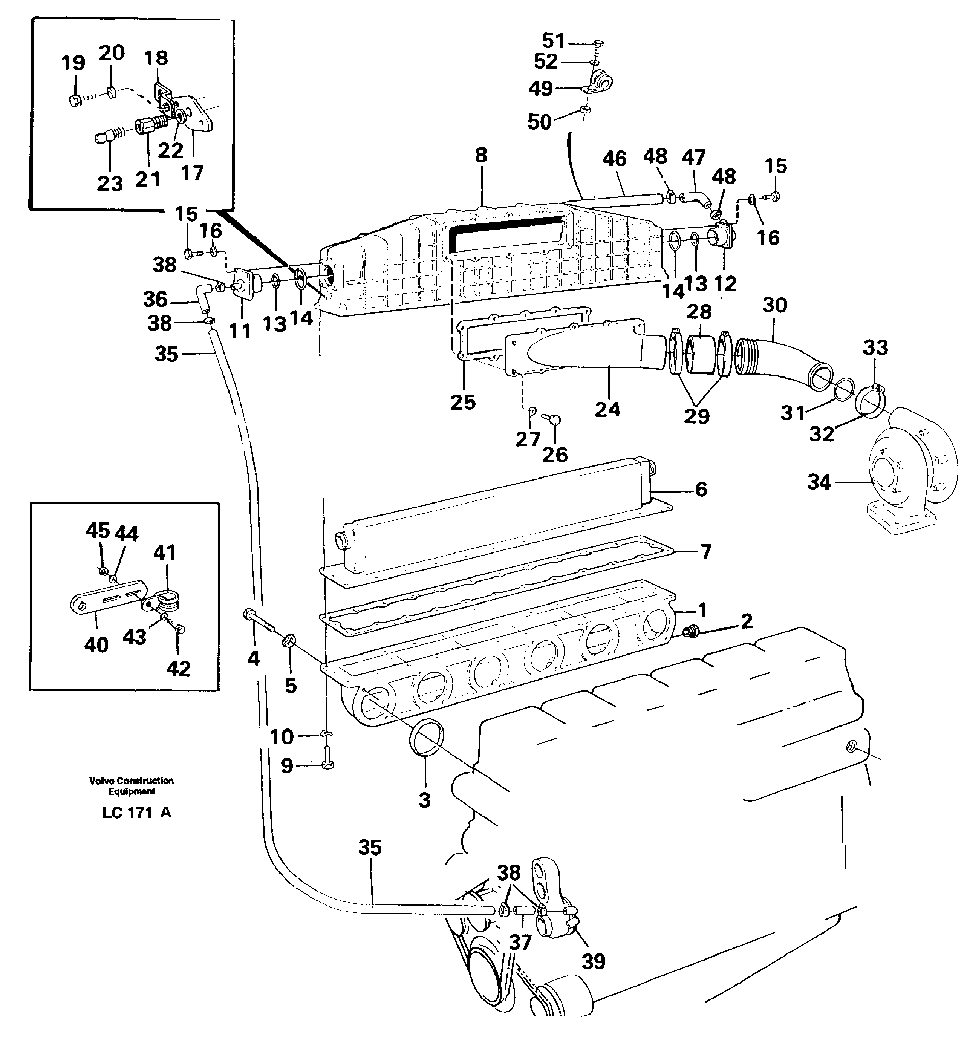 Intercooler — volvo parts diagram