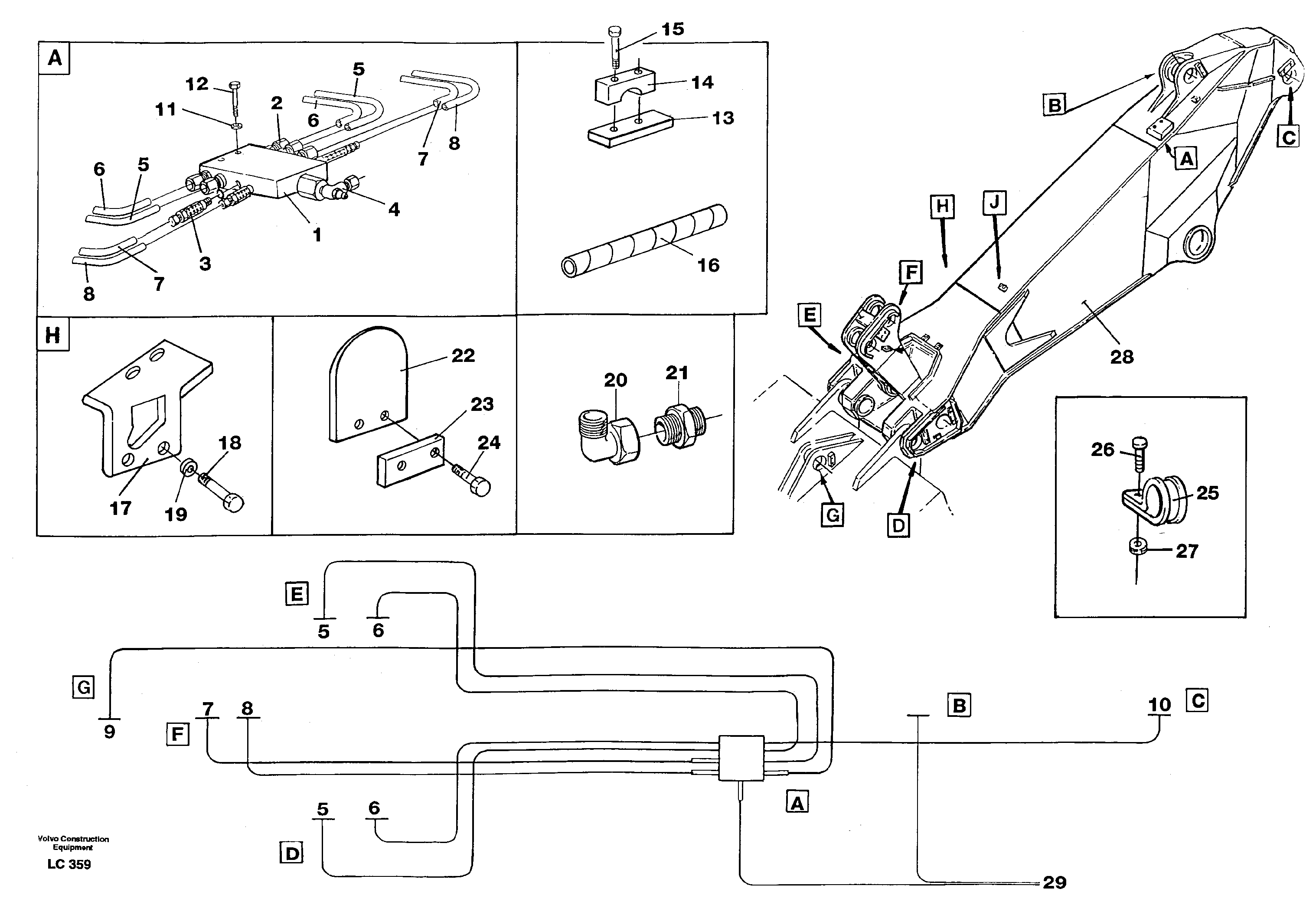 Automatic dipper lubrication, Me.  14265343 — volvo parts diagram