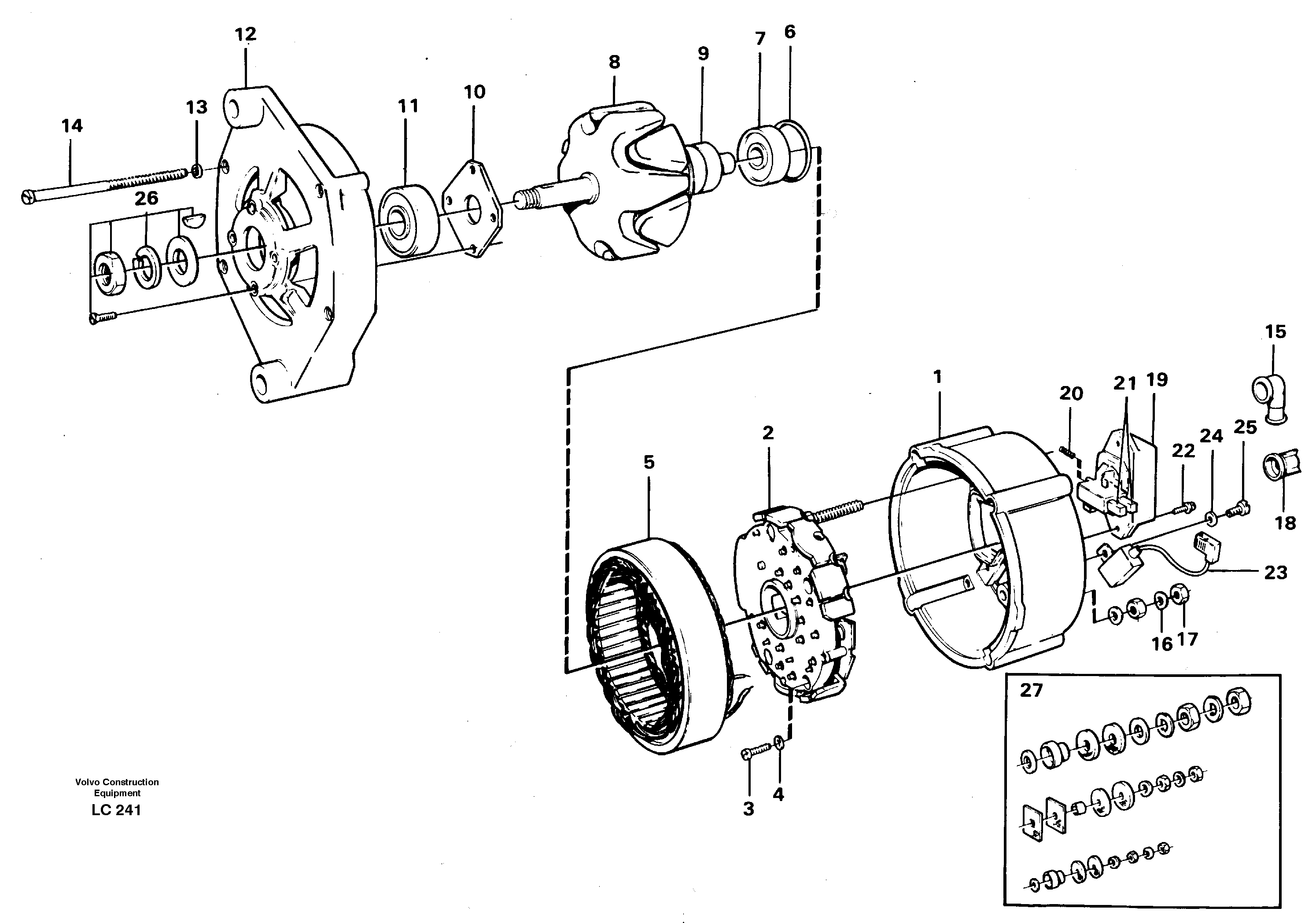 Alternator — volvo parts diagram