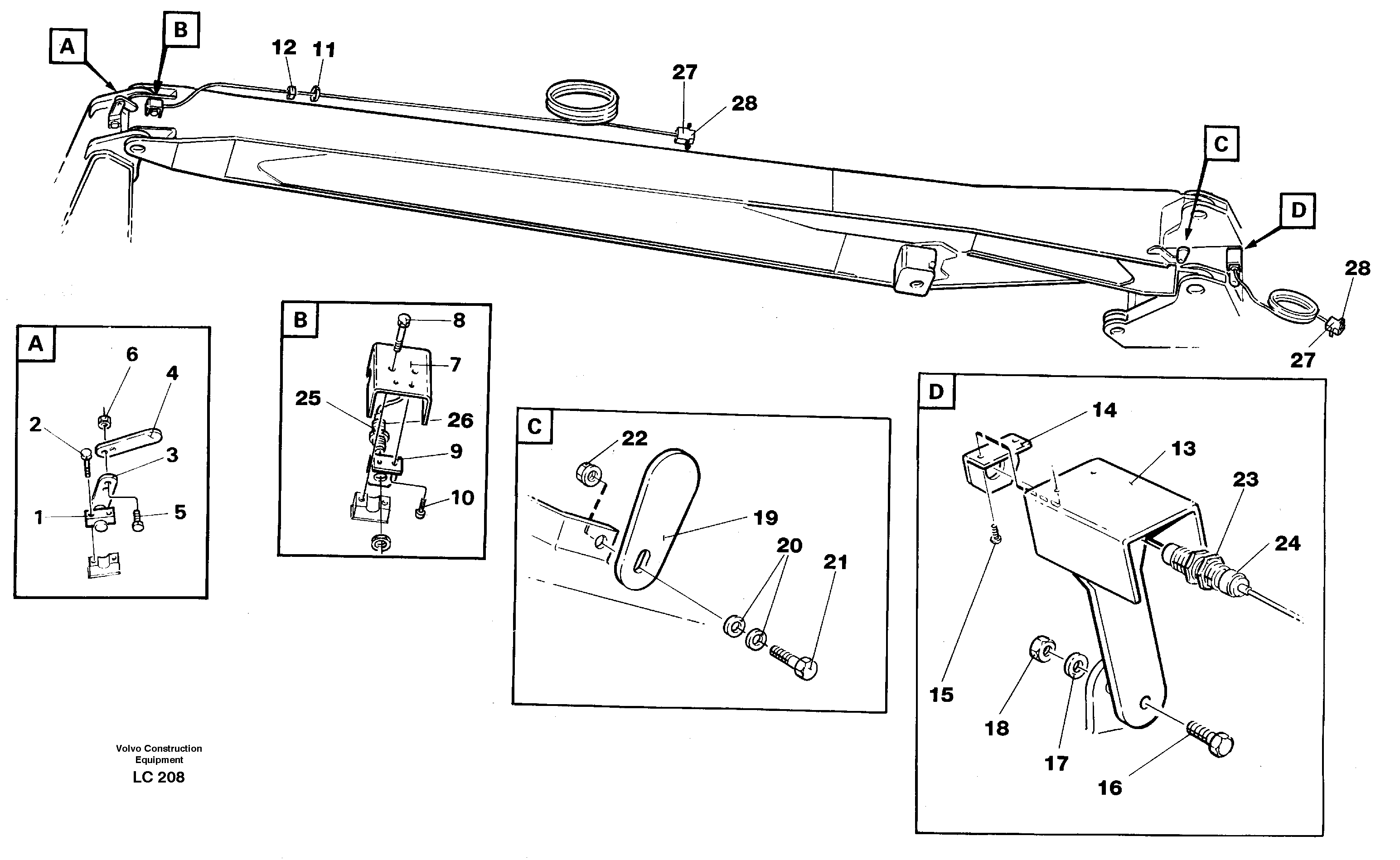Electical inst, handling equipment — volvo parts diagram