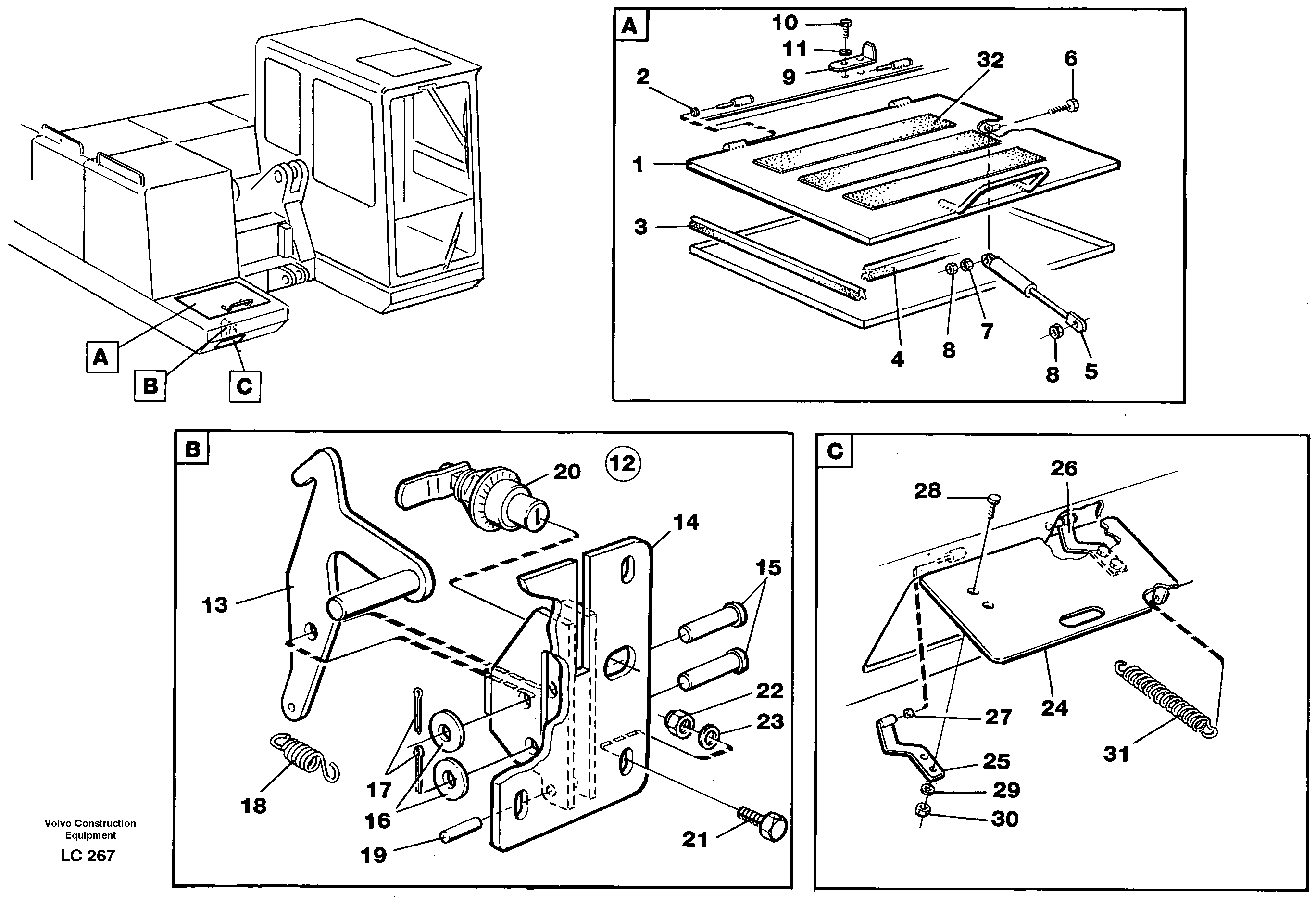 Battery disconnector — volvo parts diagram