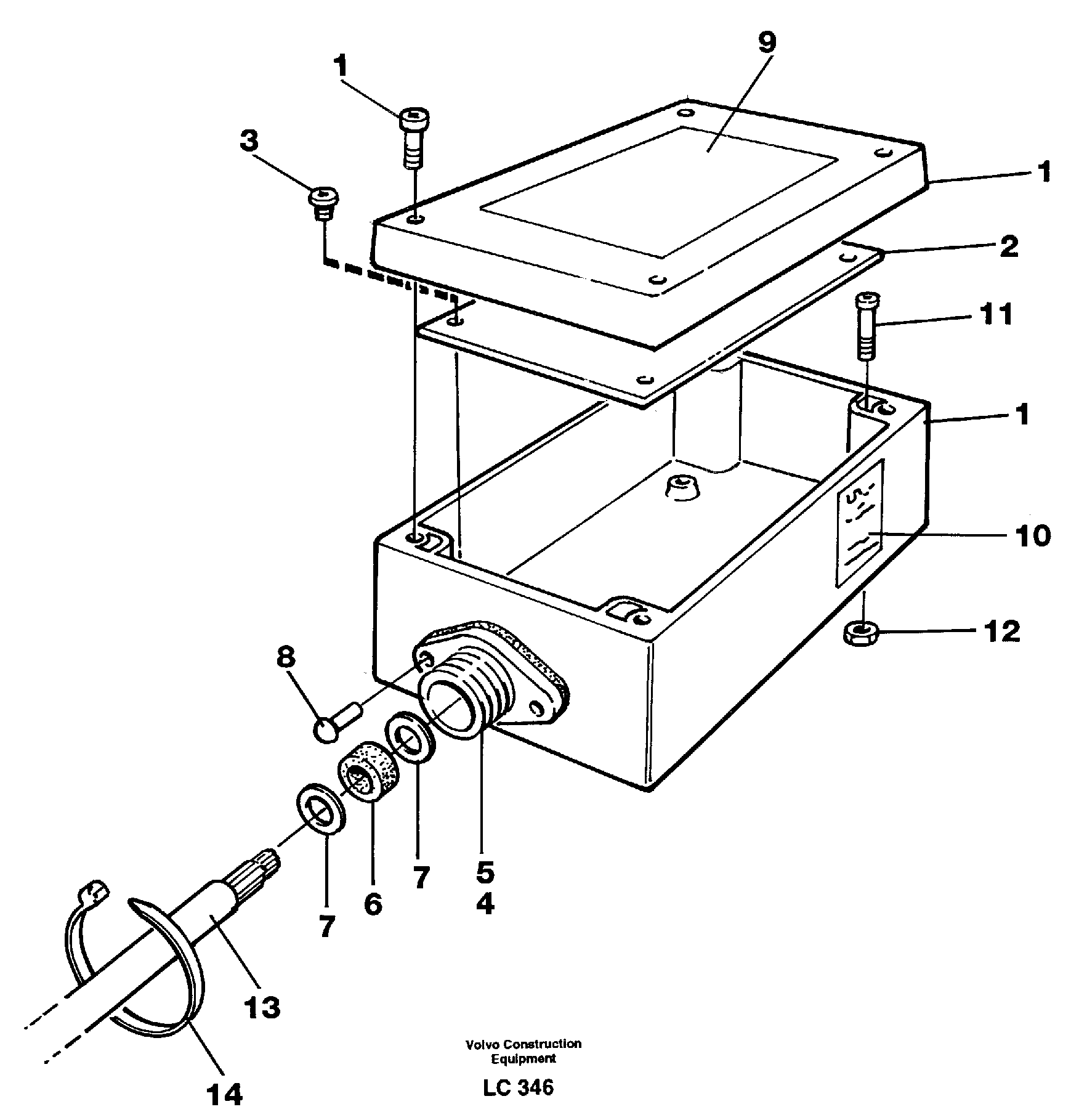 Electric installation for load limiting device 14241161 — volvo parts diagram