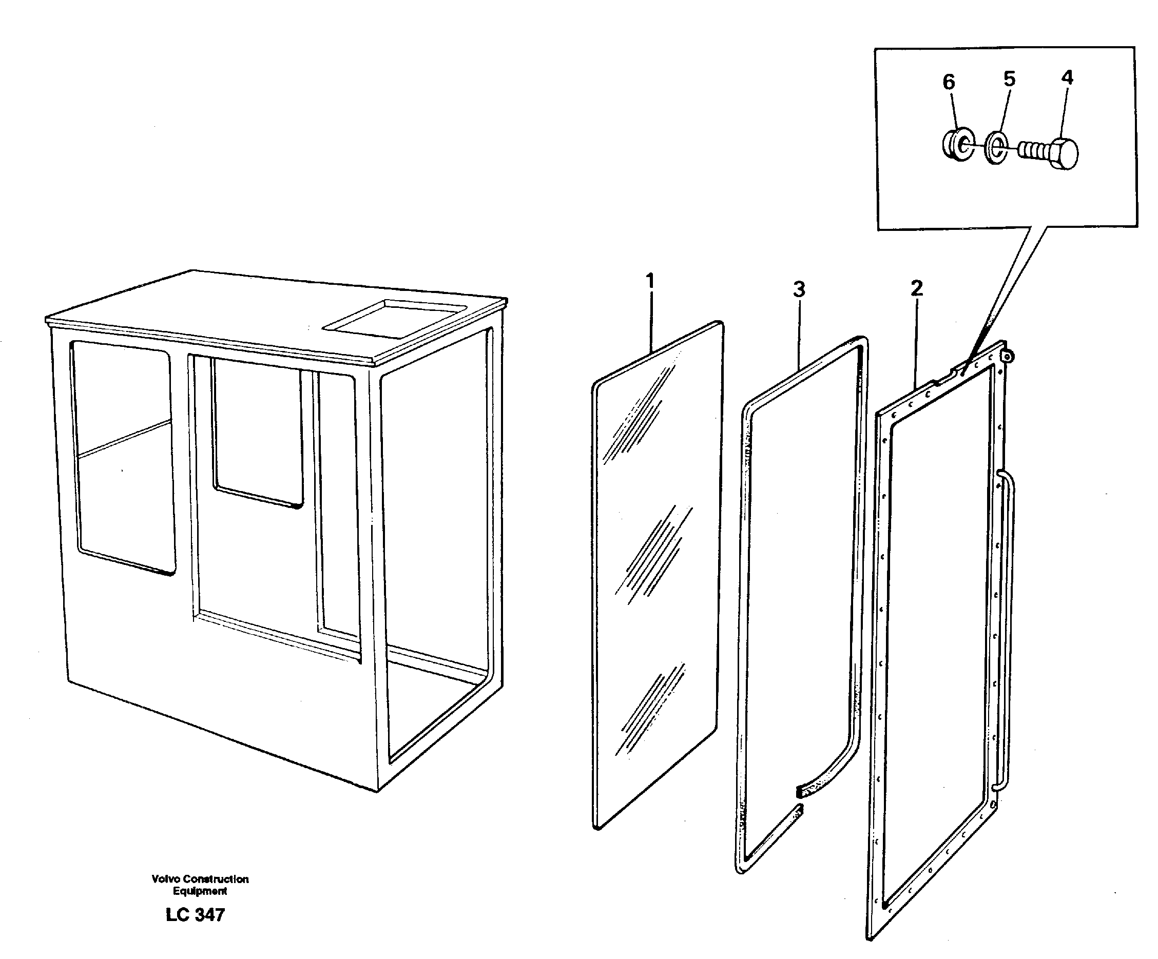 Entire unbreak.windscr. 14262514 — volvo parts diagram