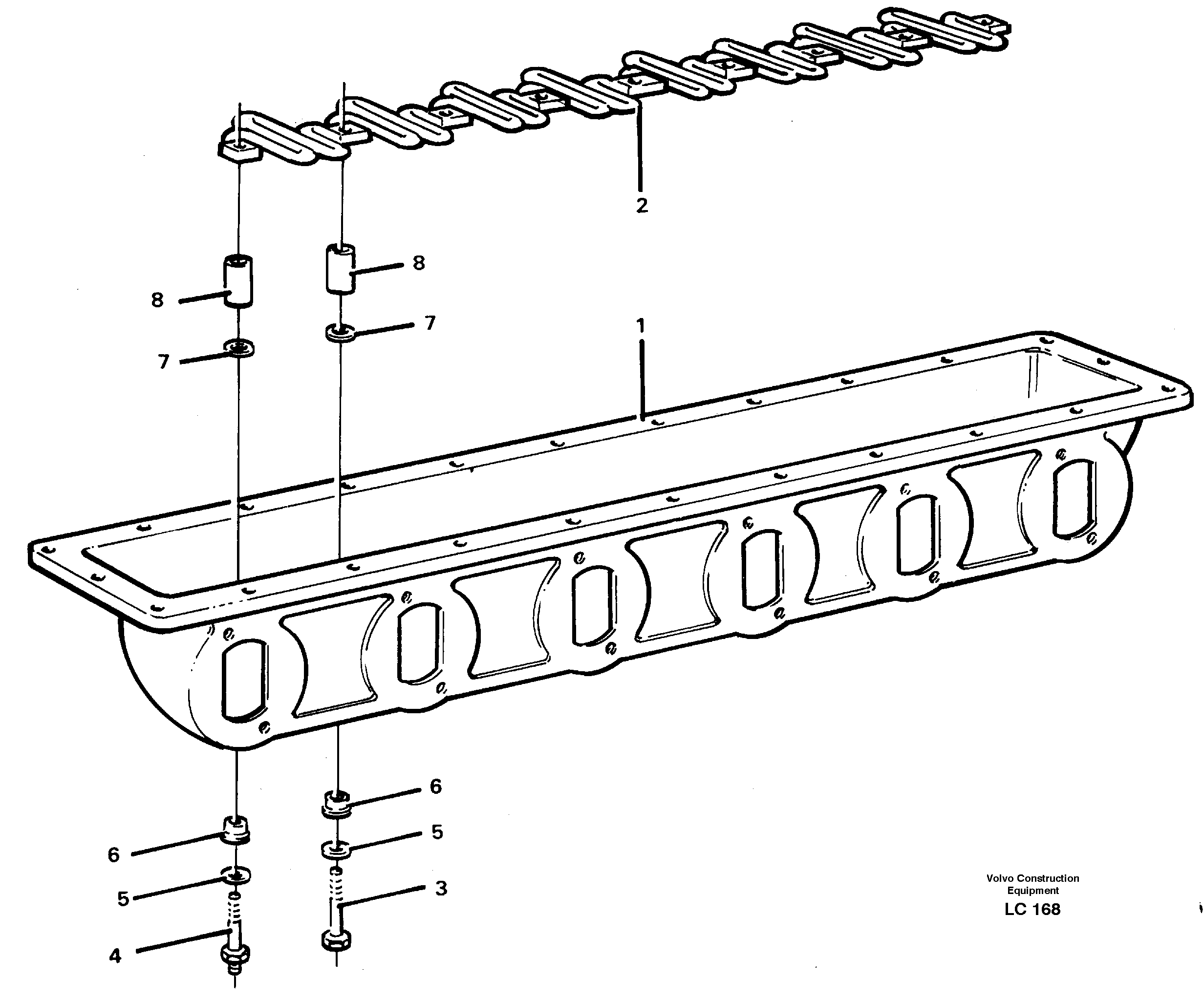 Inlet manifold — volvo parts diagram