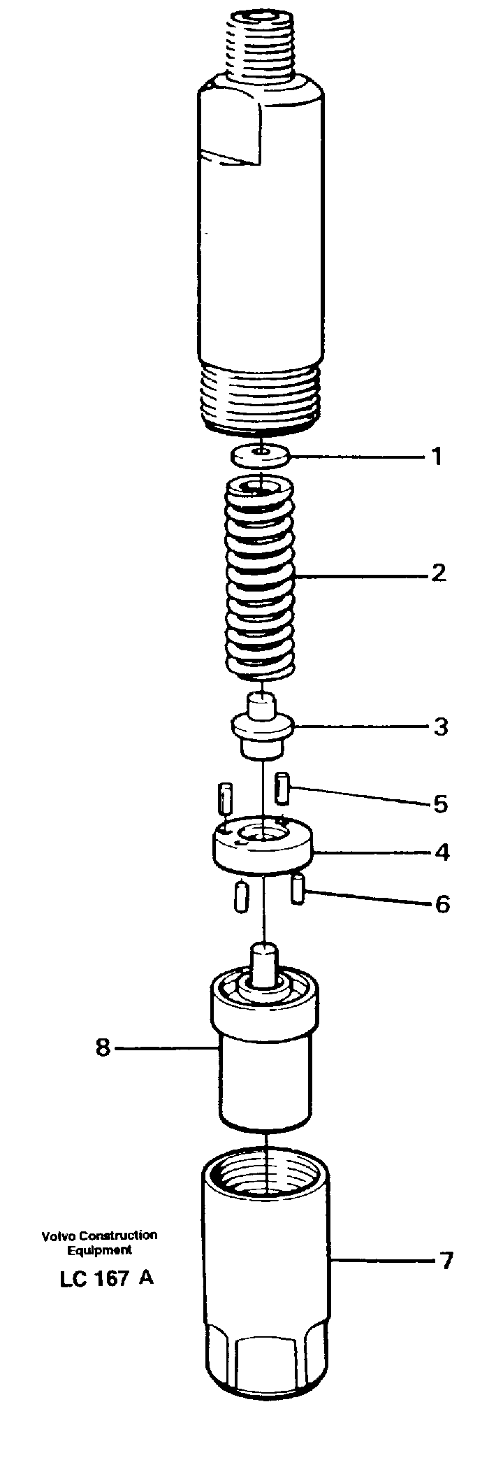 Injector — volvo parts diagram