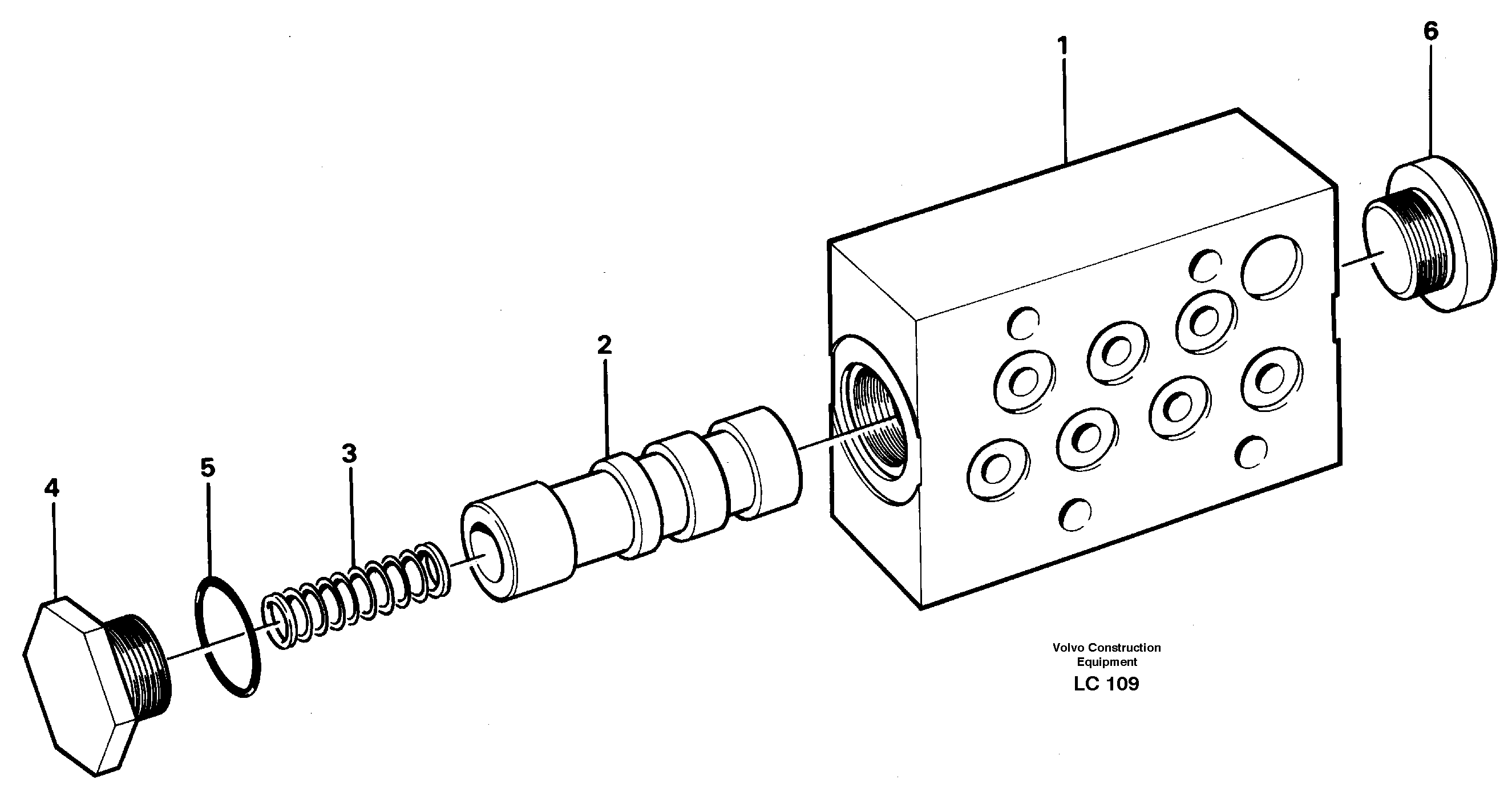 High speed valve — volvo parts diagram