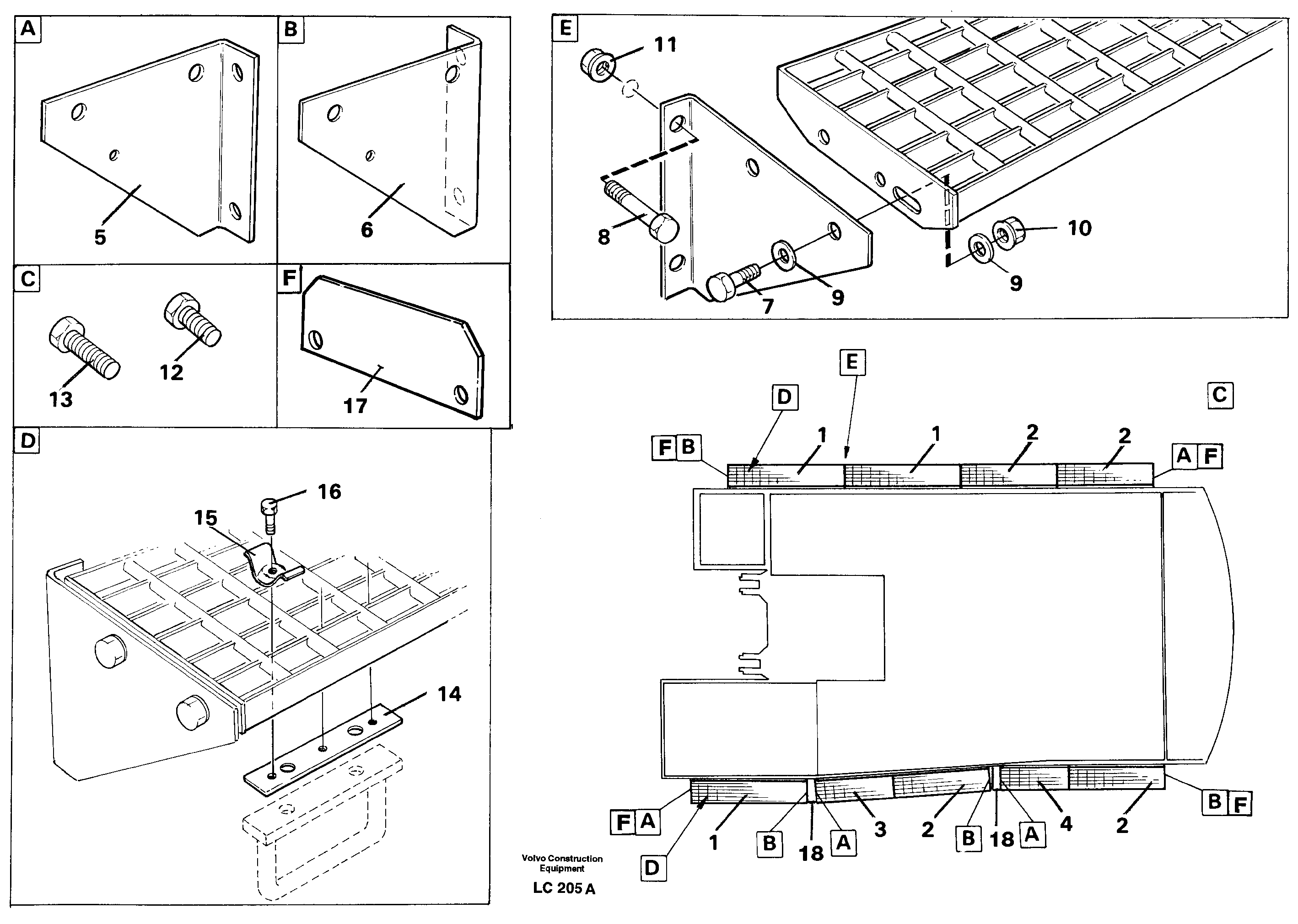 Cat-walk  14266596 — volvo parts diagram