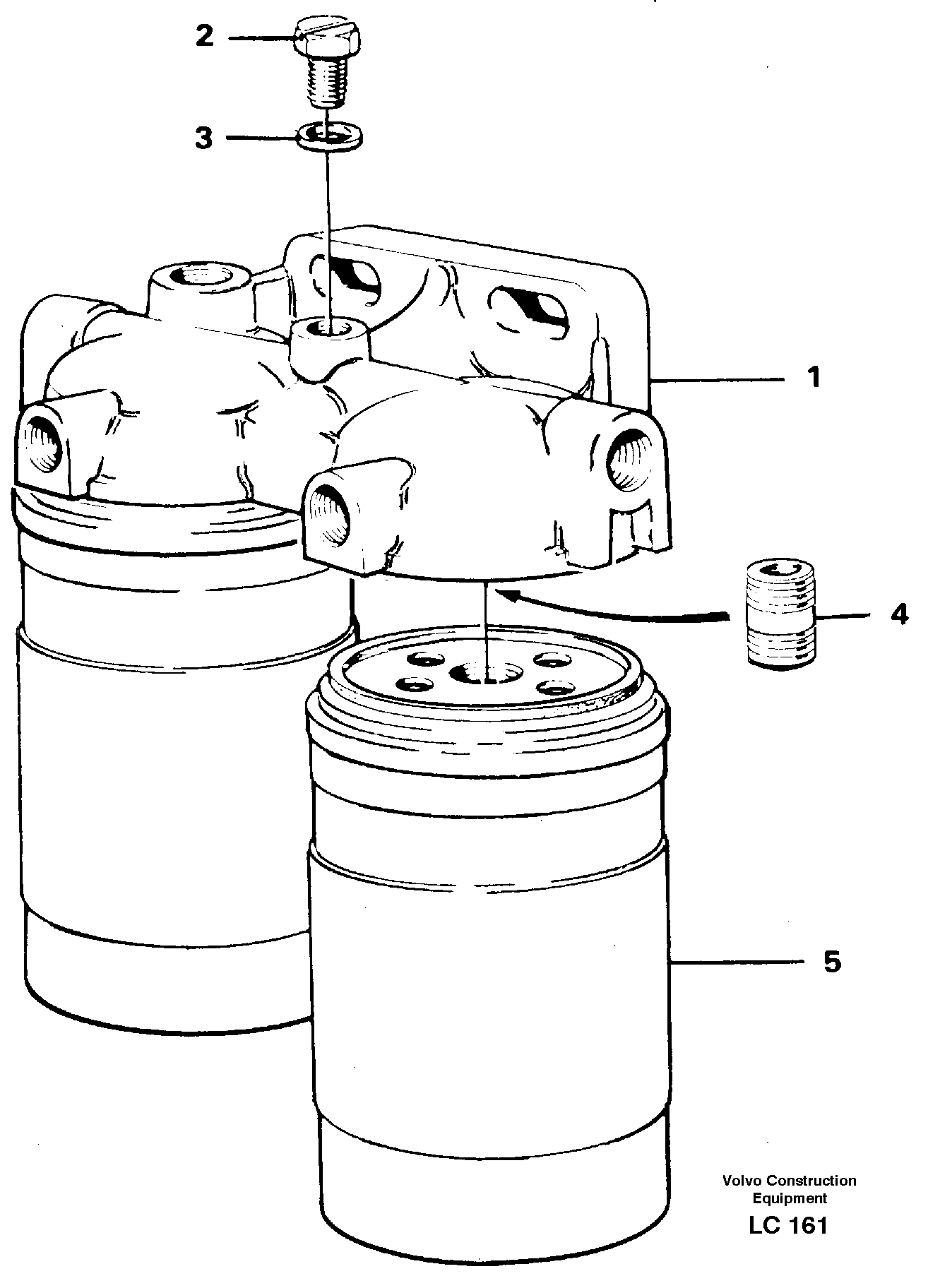 Fuel filter — volvo parts diagram