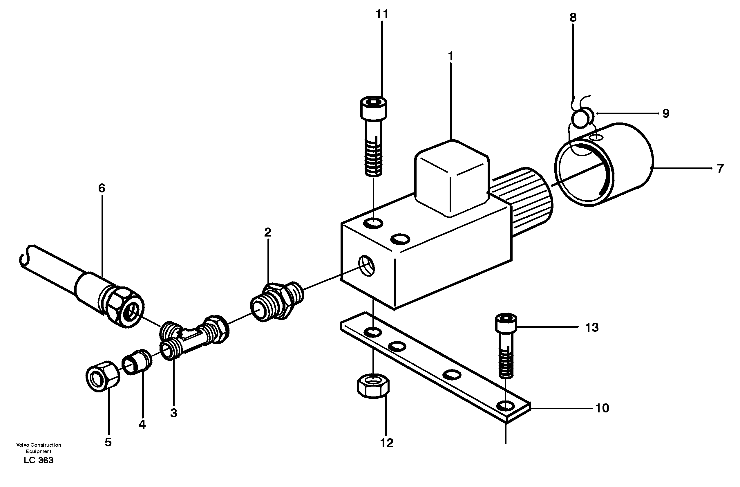 Valve, Load indicator — volvo parts diagram