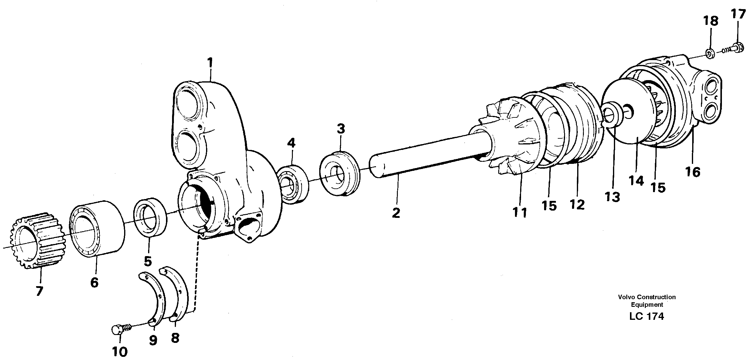 Water pump — volvo parts diagram