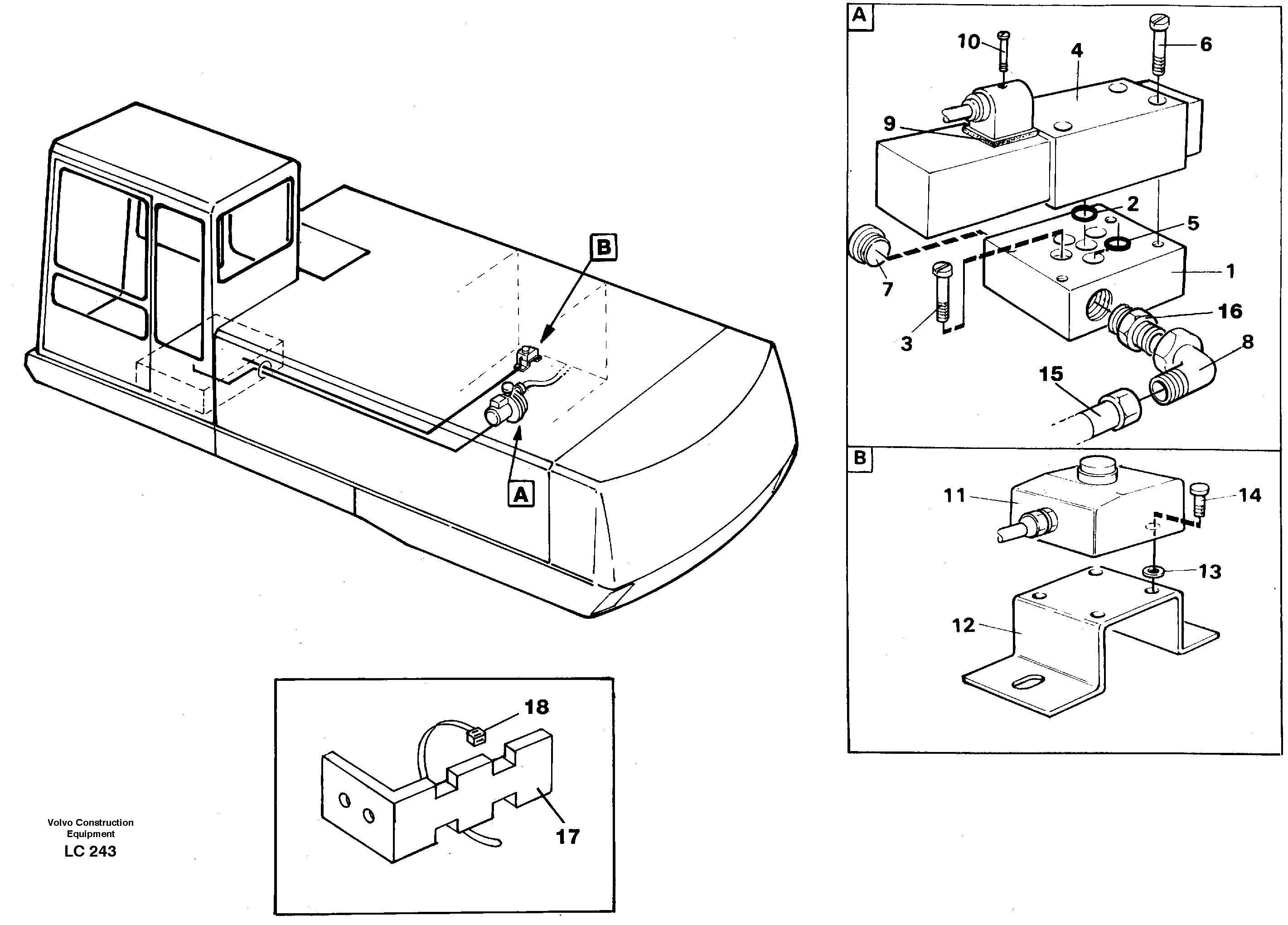 Overfilling guard — volvo parts diagram