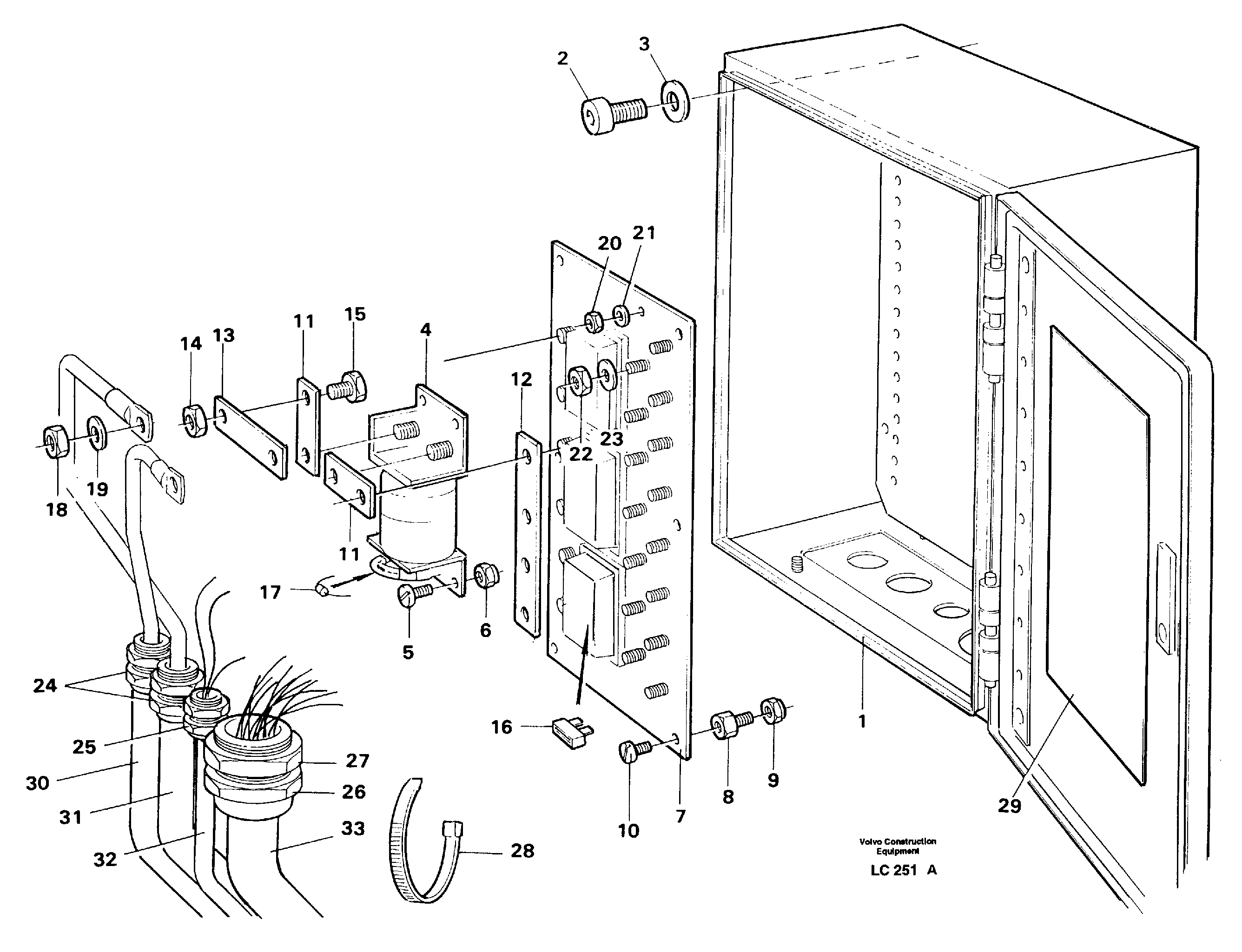 Main fuse box — volvo parts diagram