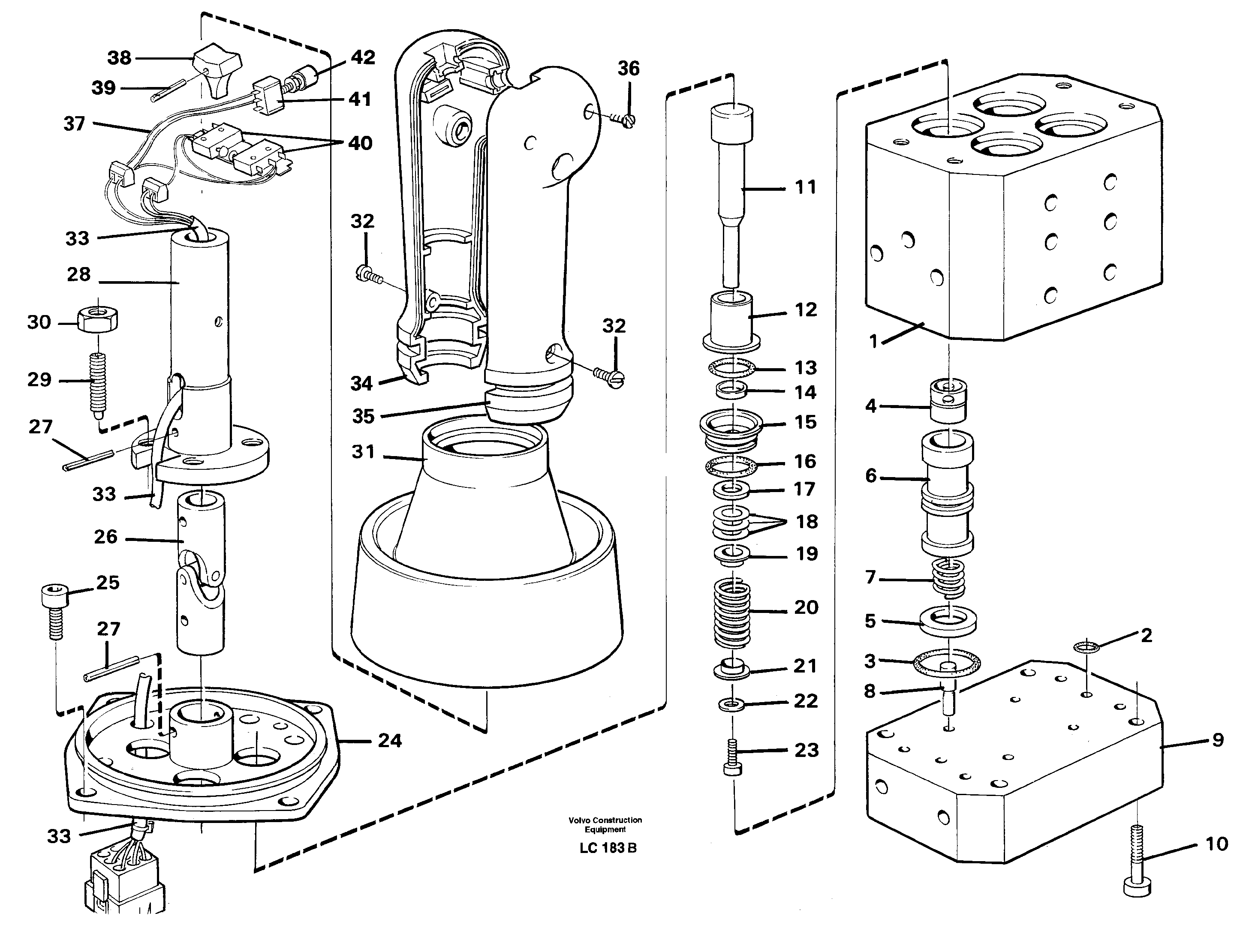 Control pressure valve — volvo parts diagram