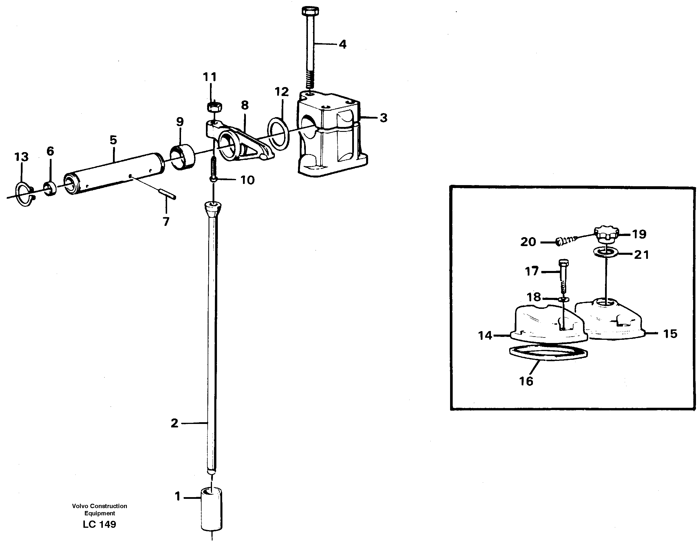 Valve mechanism — volvo parts diagram