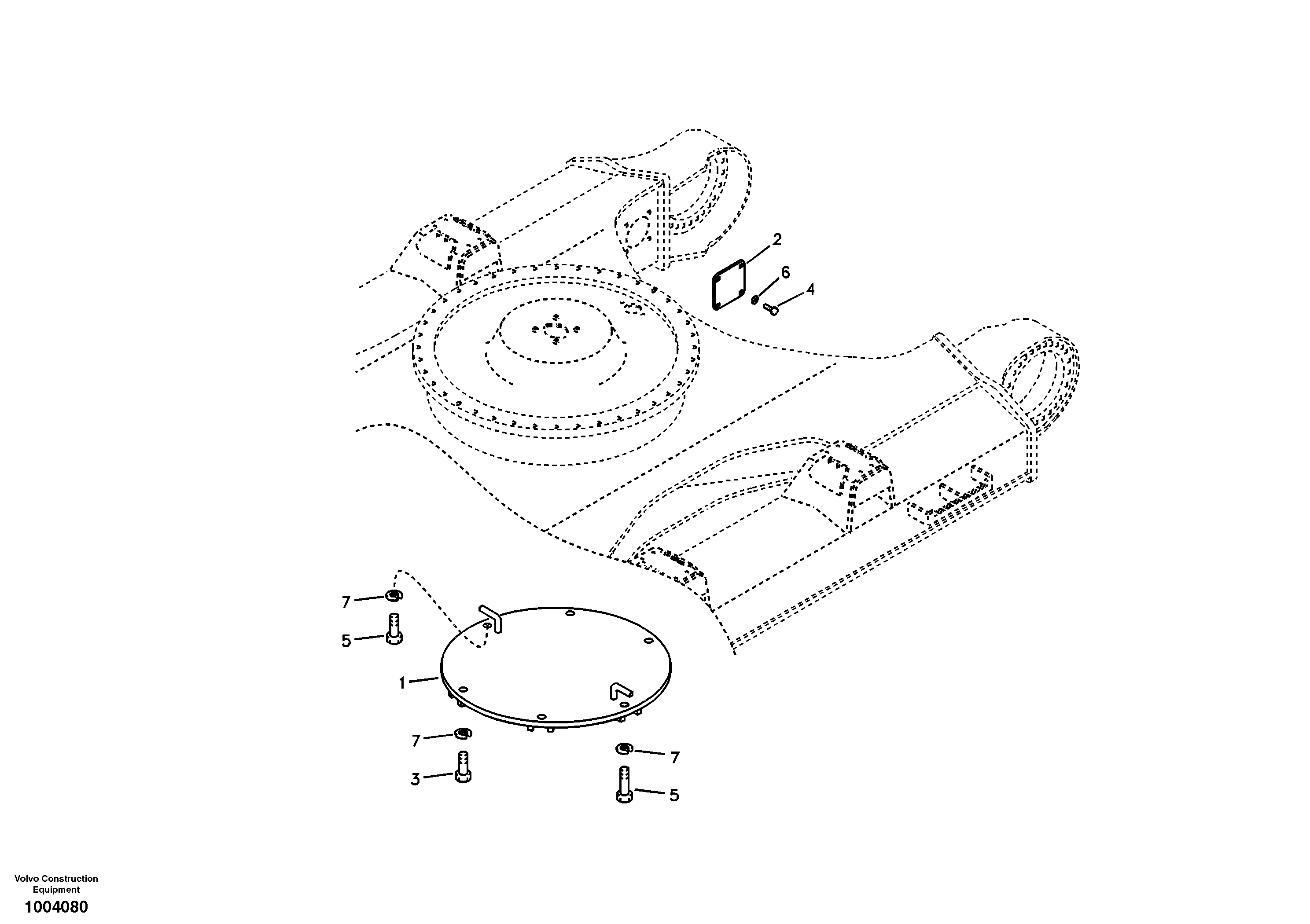 Protecting plate — volvo parts diagram