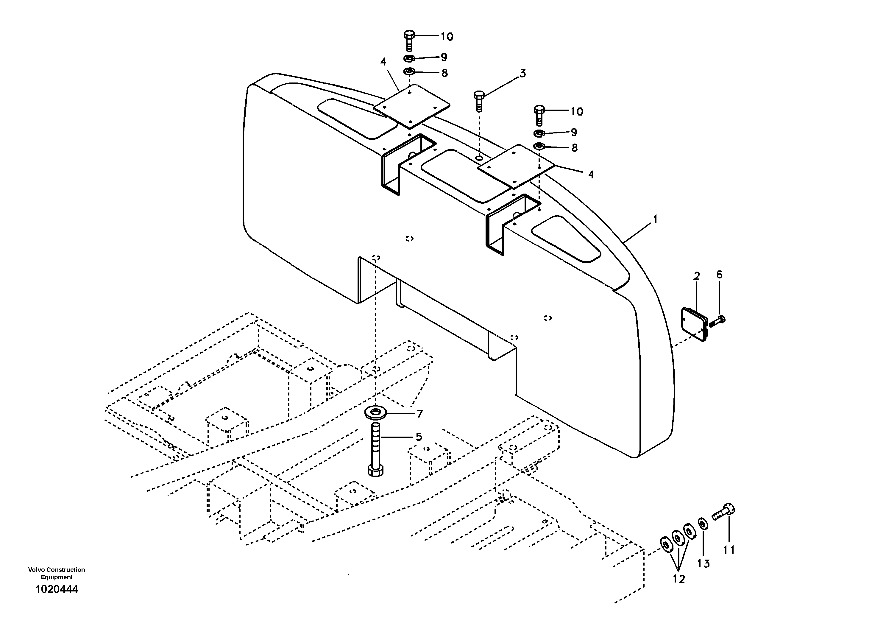 Counterweights — volvo parts diagram