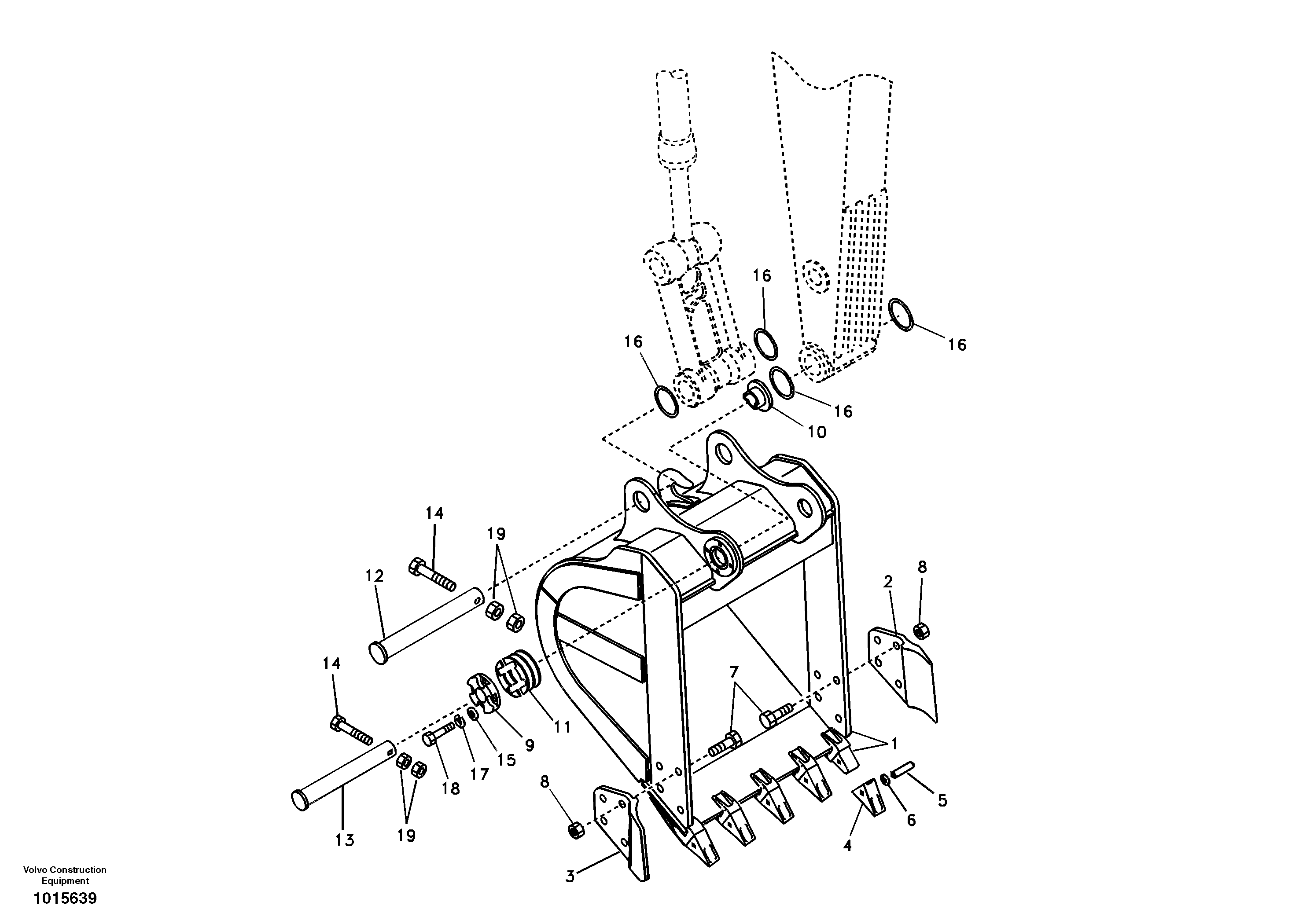 Bucket — volvo parts diagram