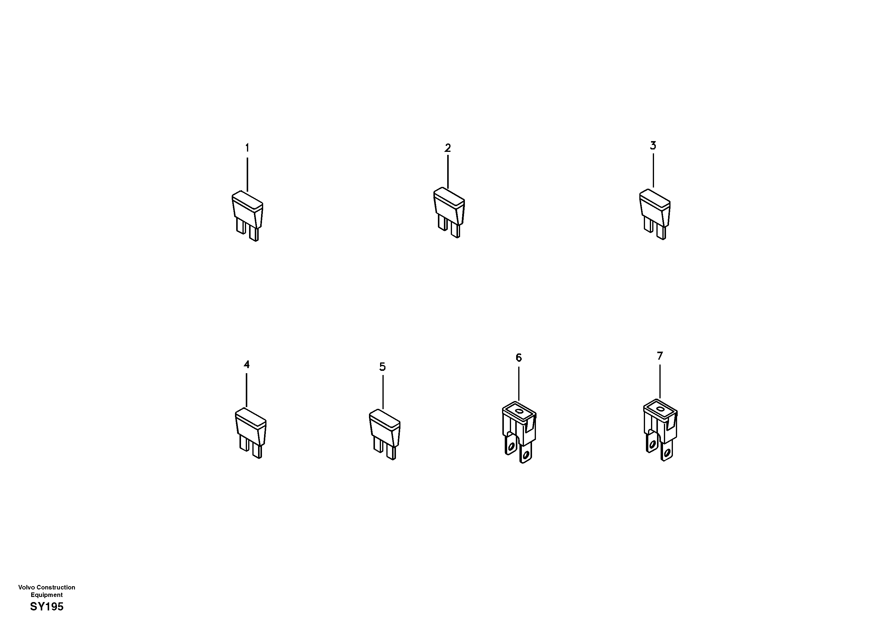 Spare parts kit — volvo parts diagram