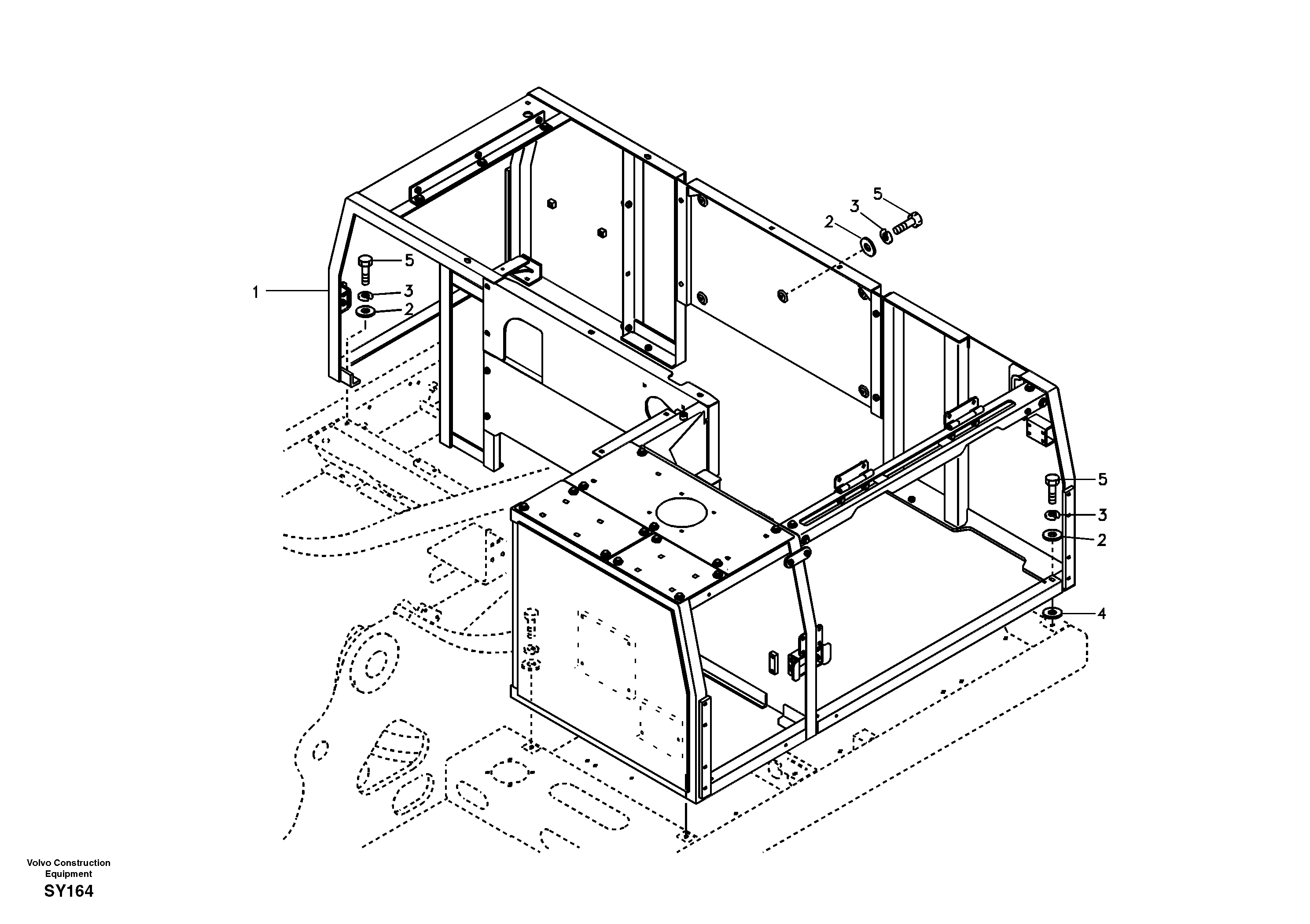 Cowl frame — volvo parts diagram