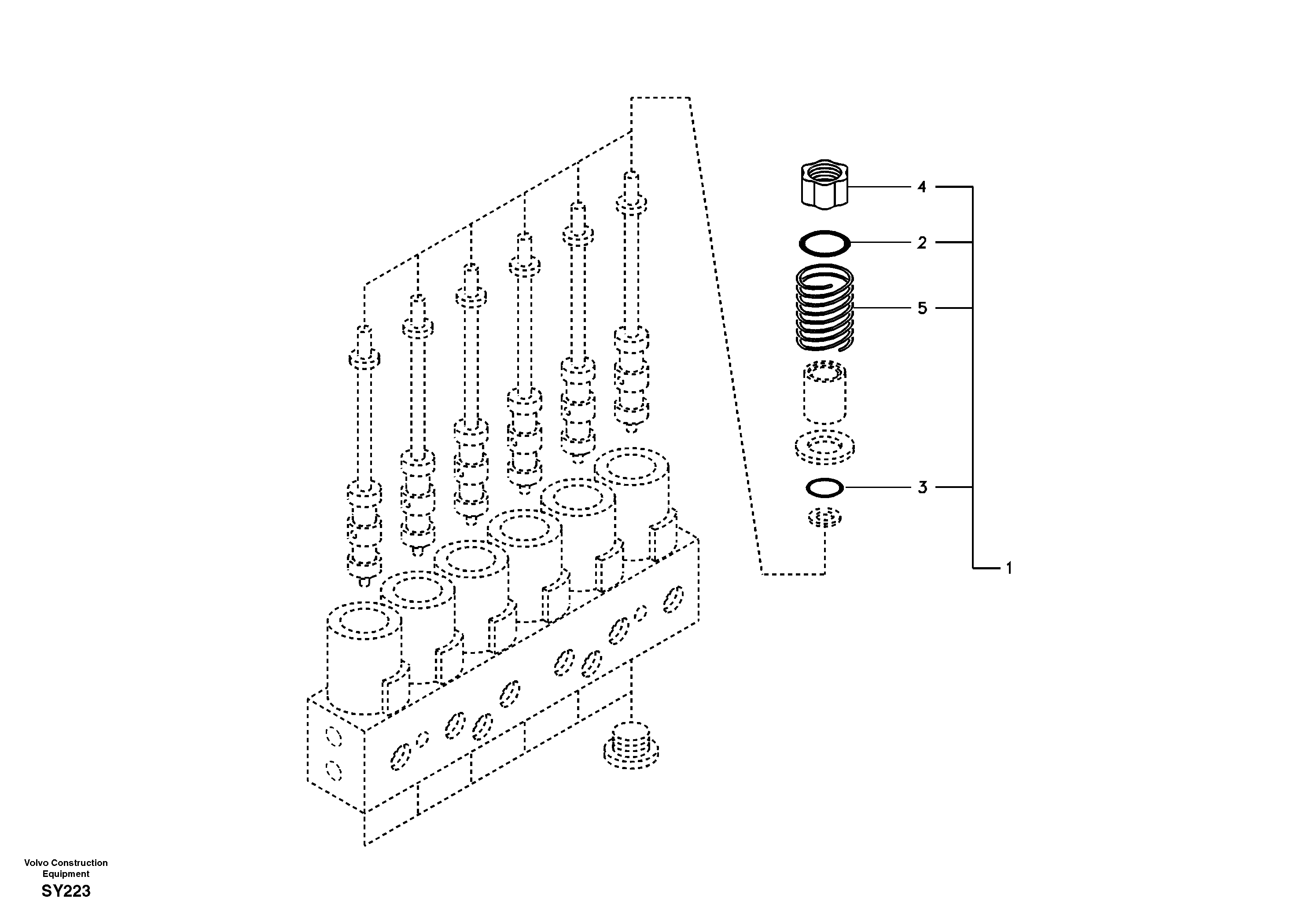 Servo system, solenoid valve — volvo parts diagram