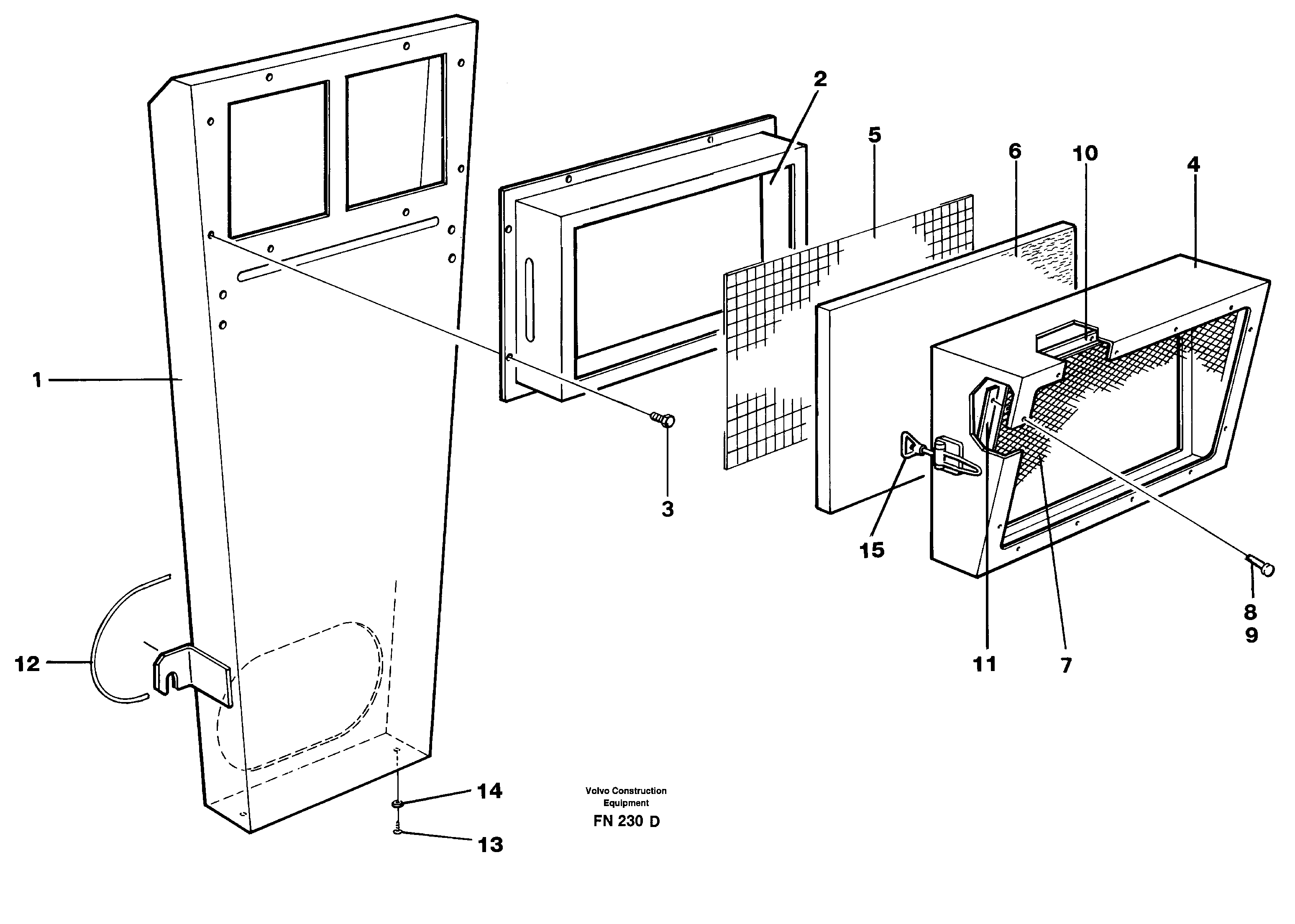 Air inlet — volvo parts diagram