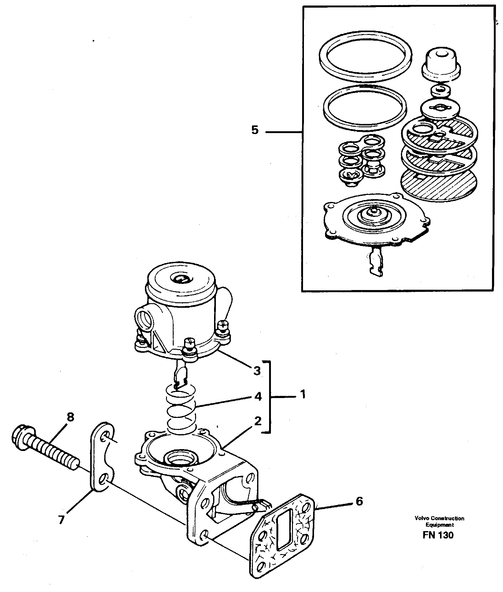 Fuel pump — volvo parts diagram