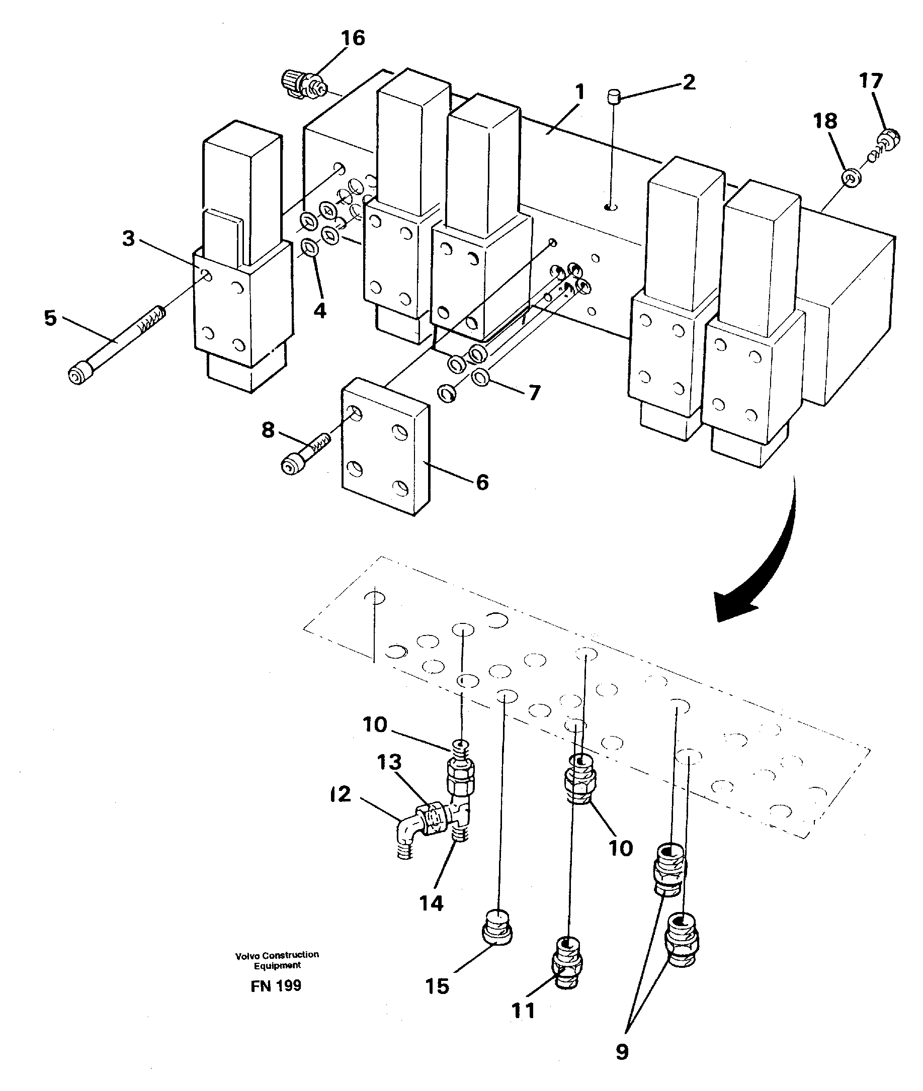Control block — volvo parts diagram