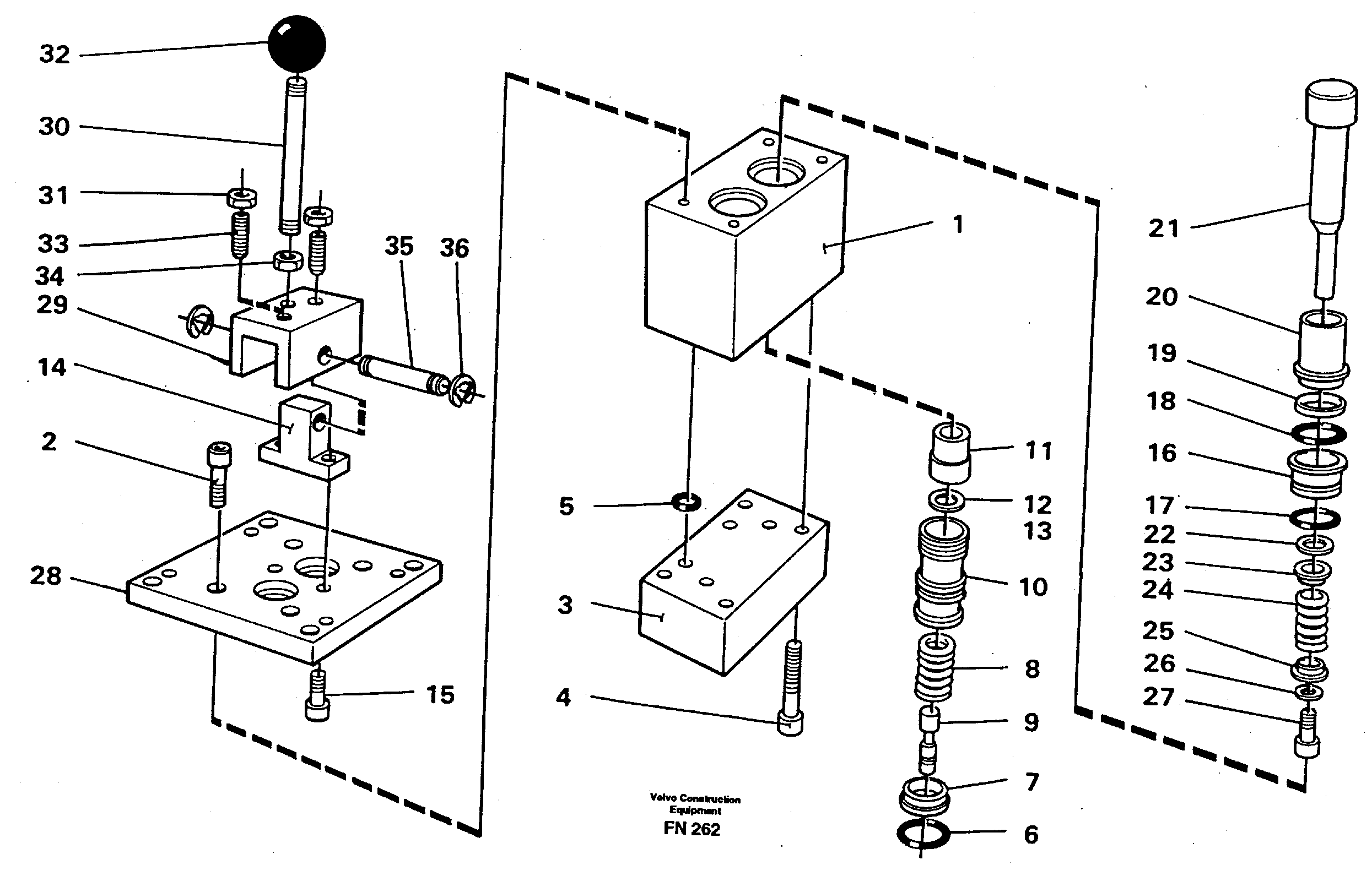 Control pressure valve — volvo parts diagram