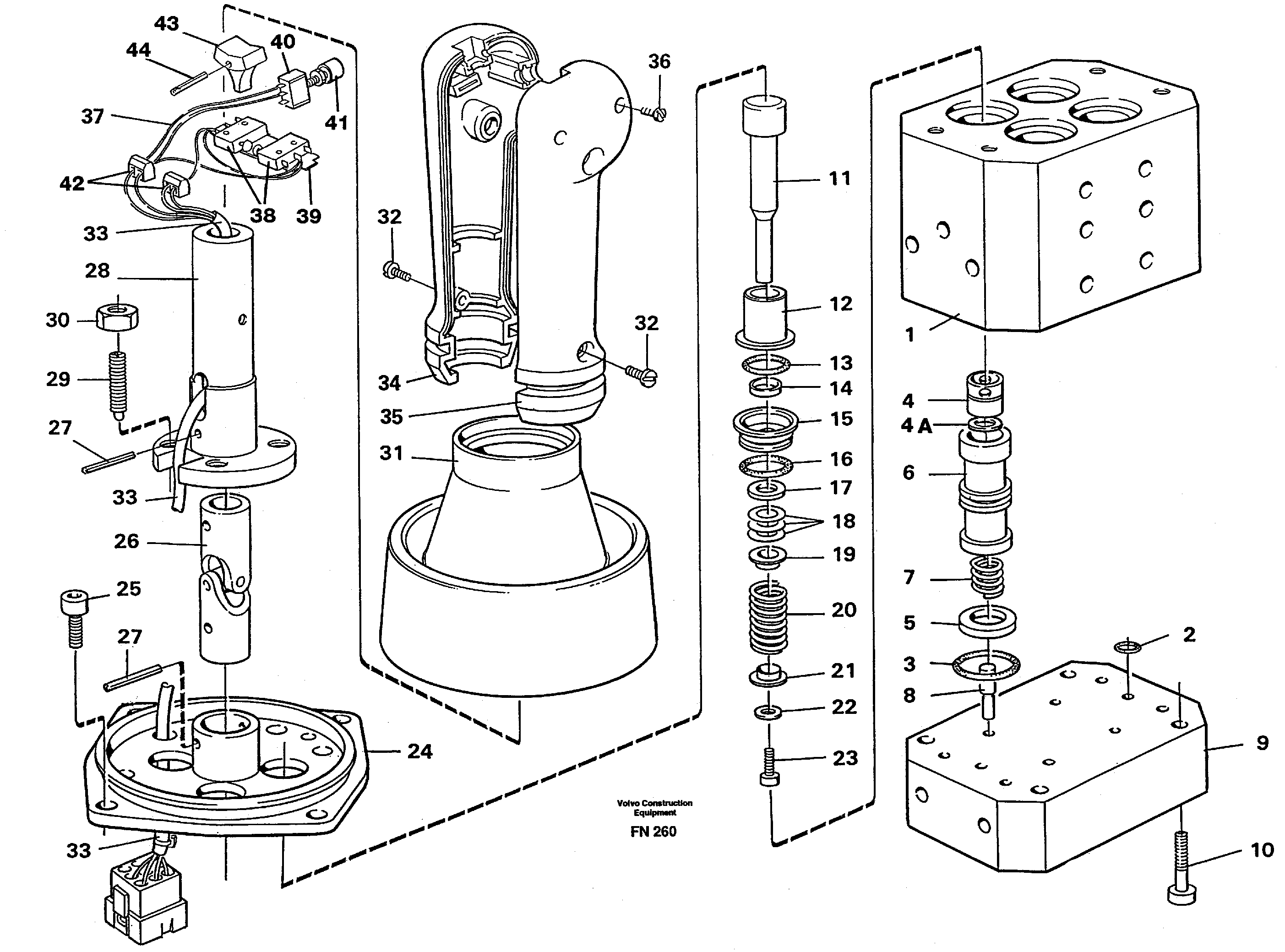 Control pressure valve — volvo parts diagram