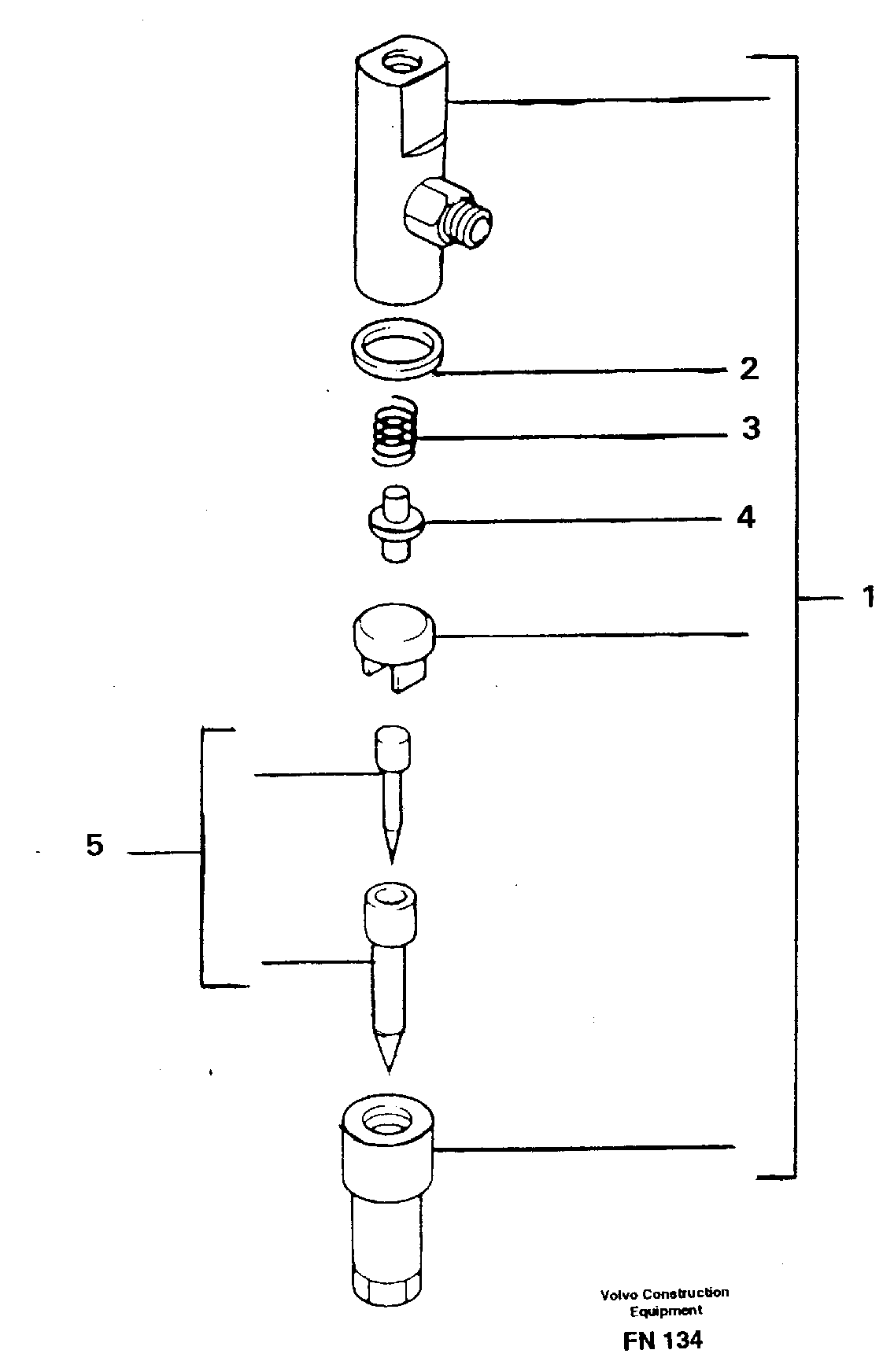 Injector — volvo parts diagram
