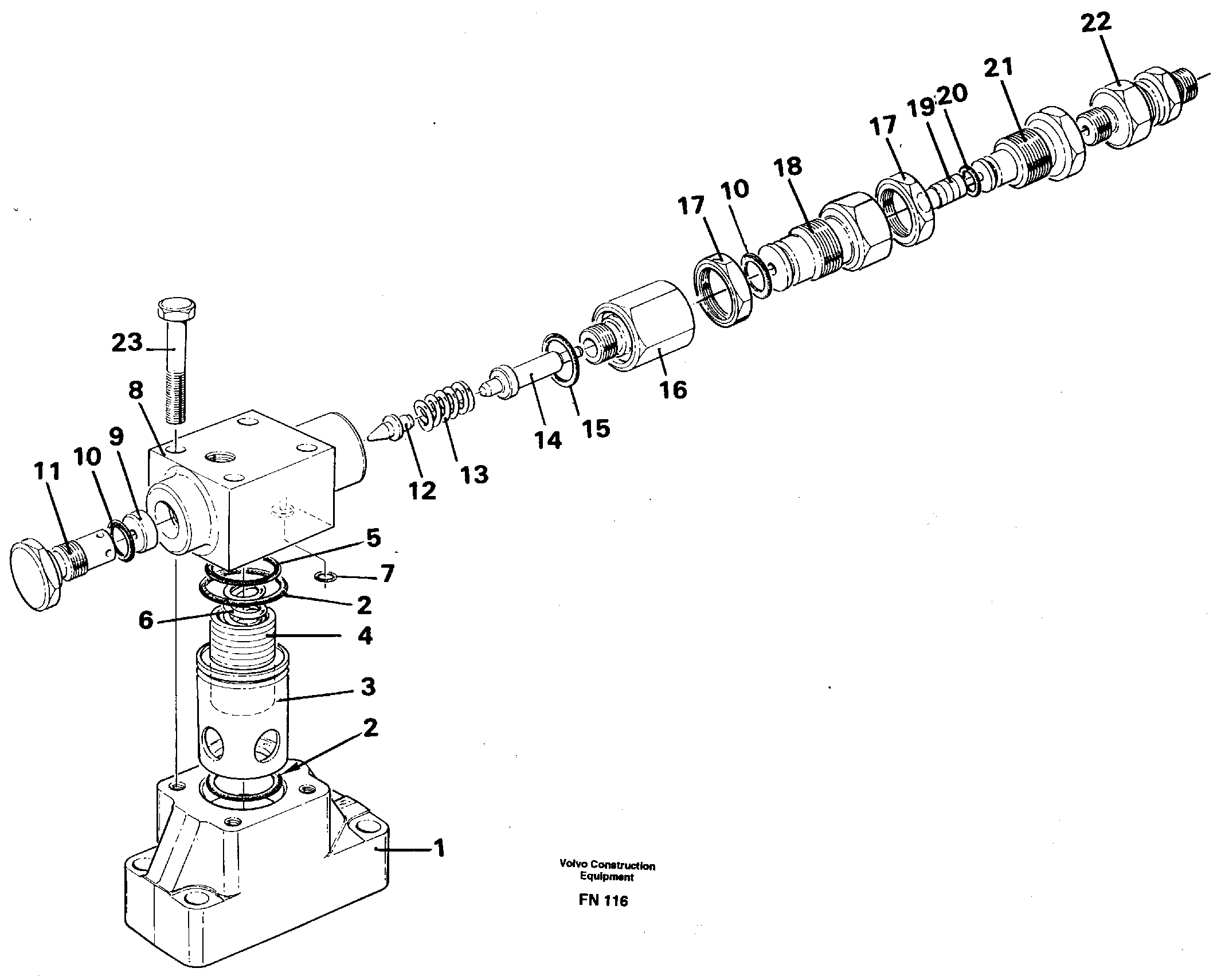 Pressure limiting valve — volvo parts diagram
