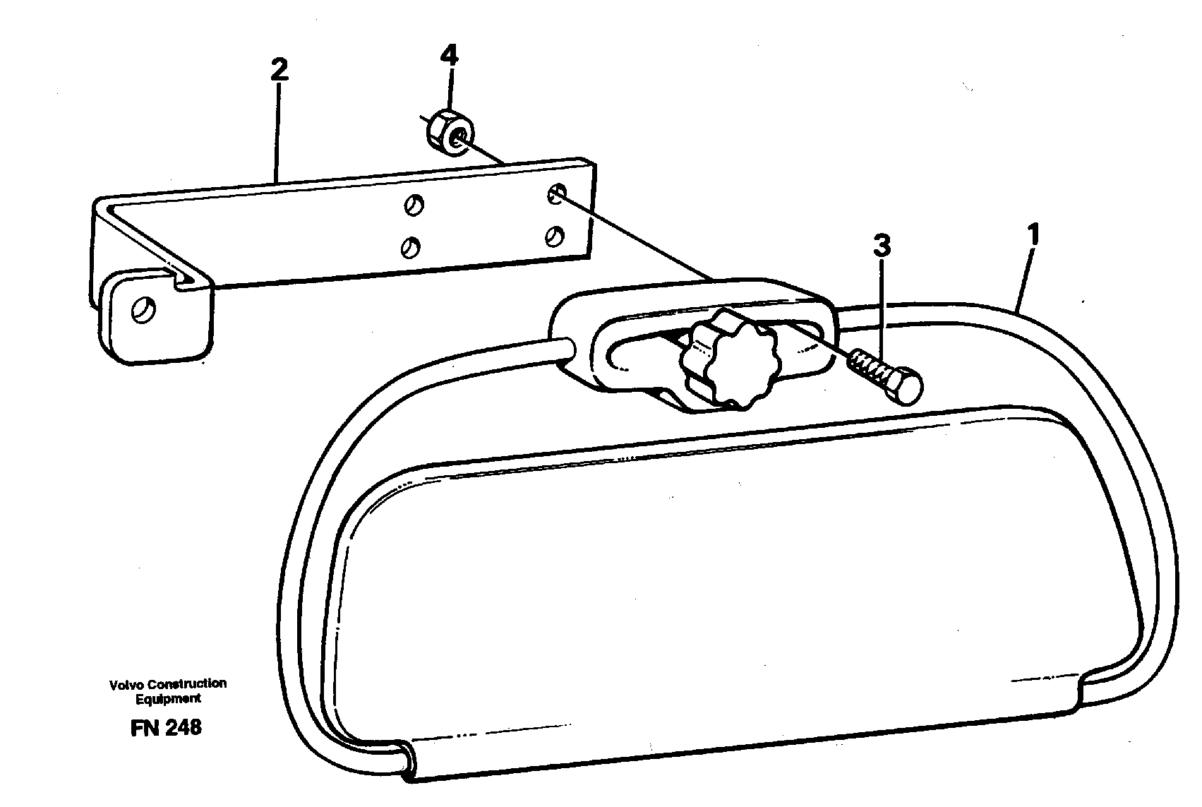 Sun visor,interior — volvo parts diagram