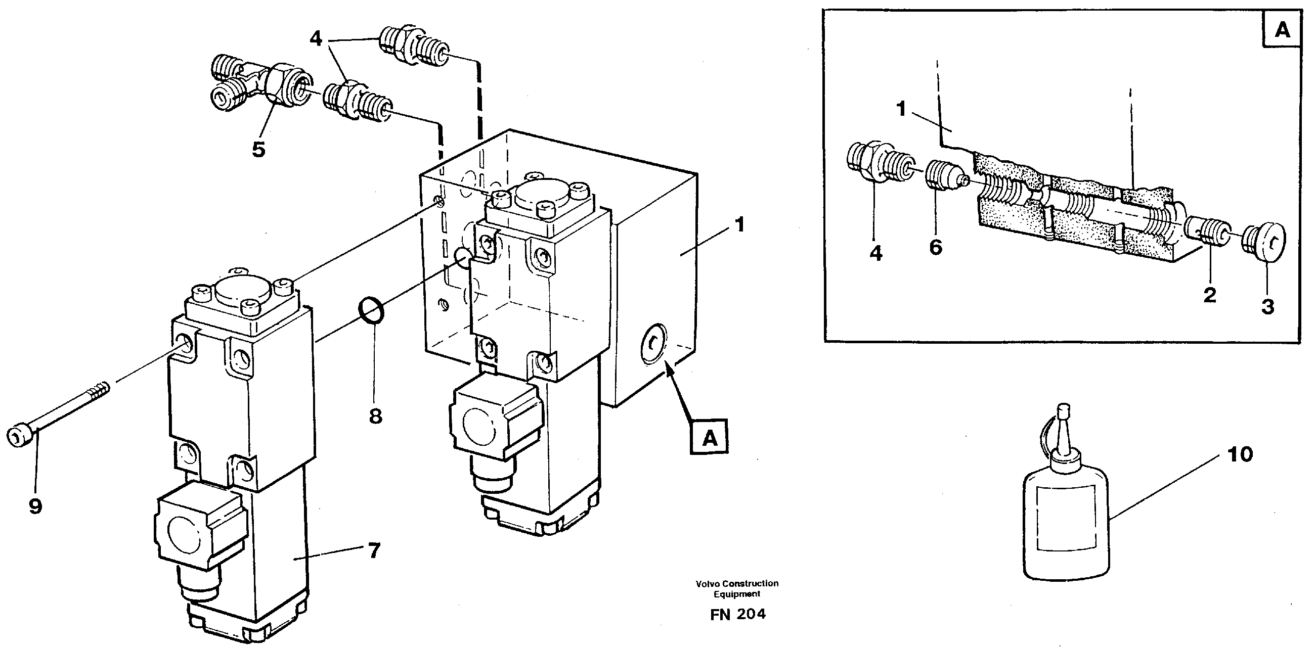 Control block — volvo parts diagram