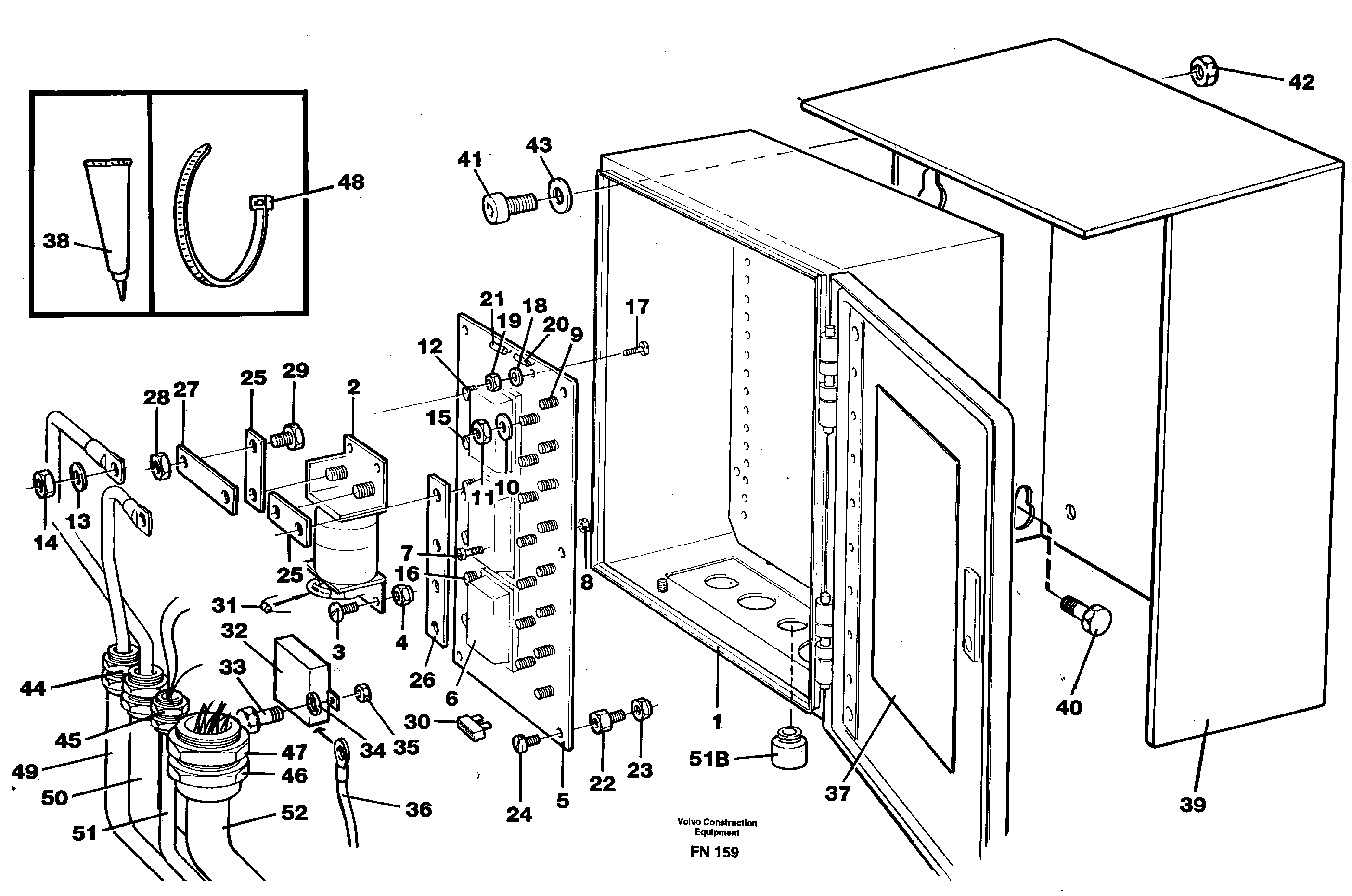 Main fuse box — volvo parts diagram